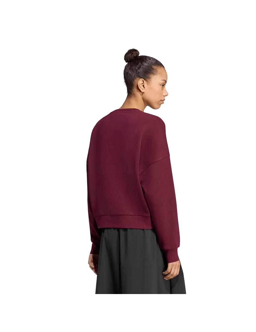 Pullover Fleecejacken für Frauen Adidas Essentials Granatapfel. 3/5