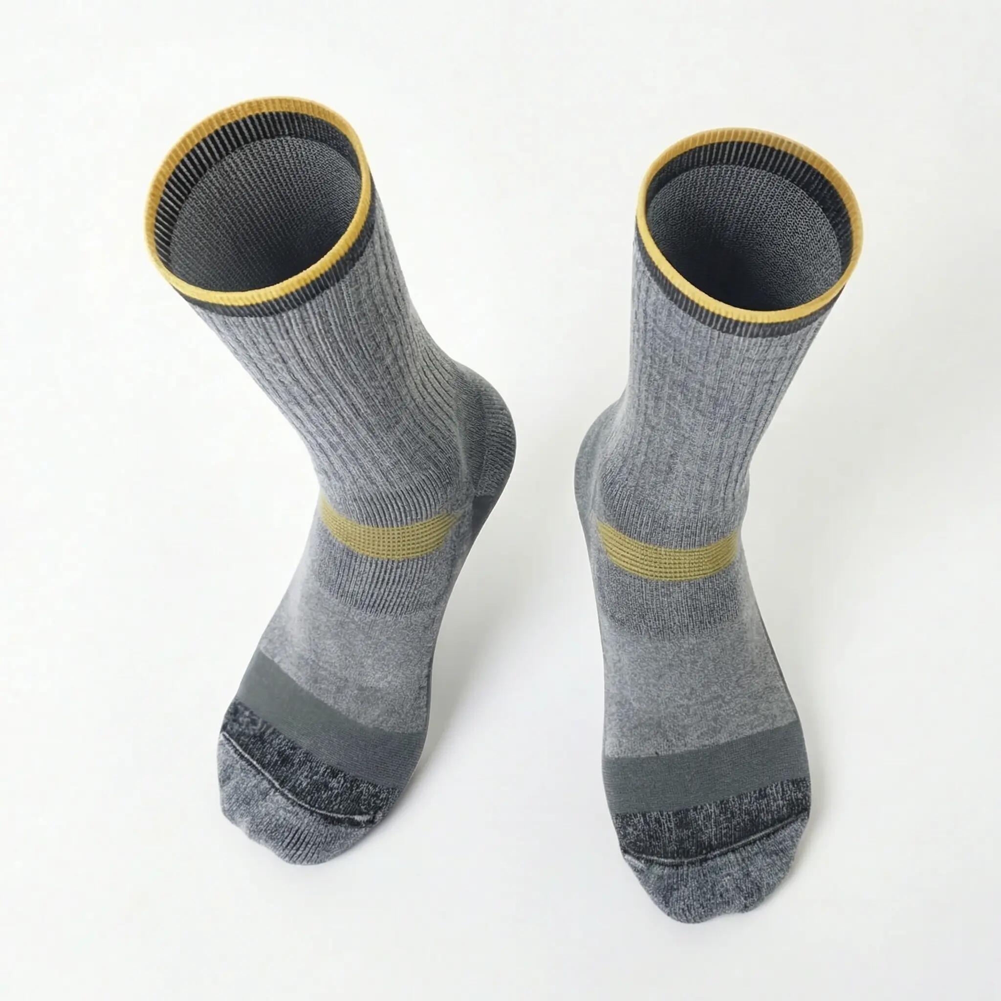 Sosete Tricotate Lana Merino – Termice, Flausate, Multicolor - Navy, XL (43 - 47 9/15
