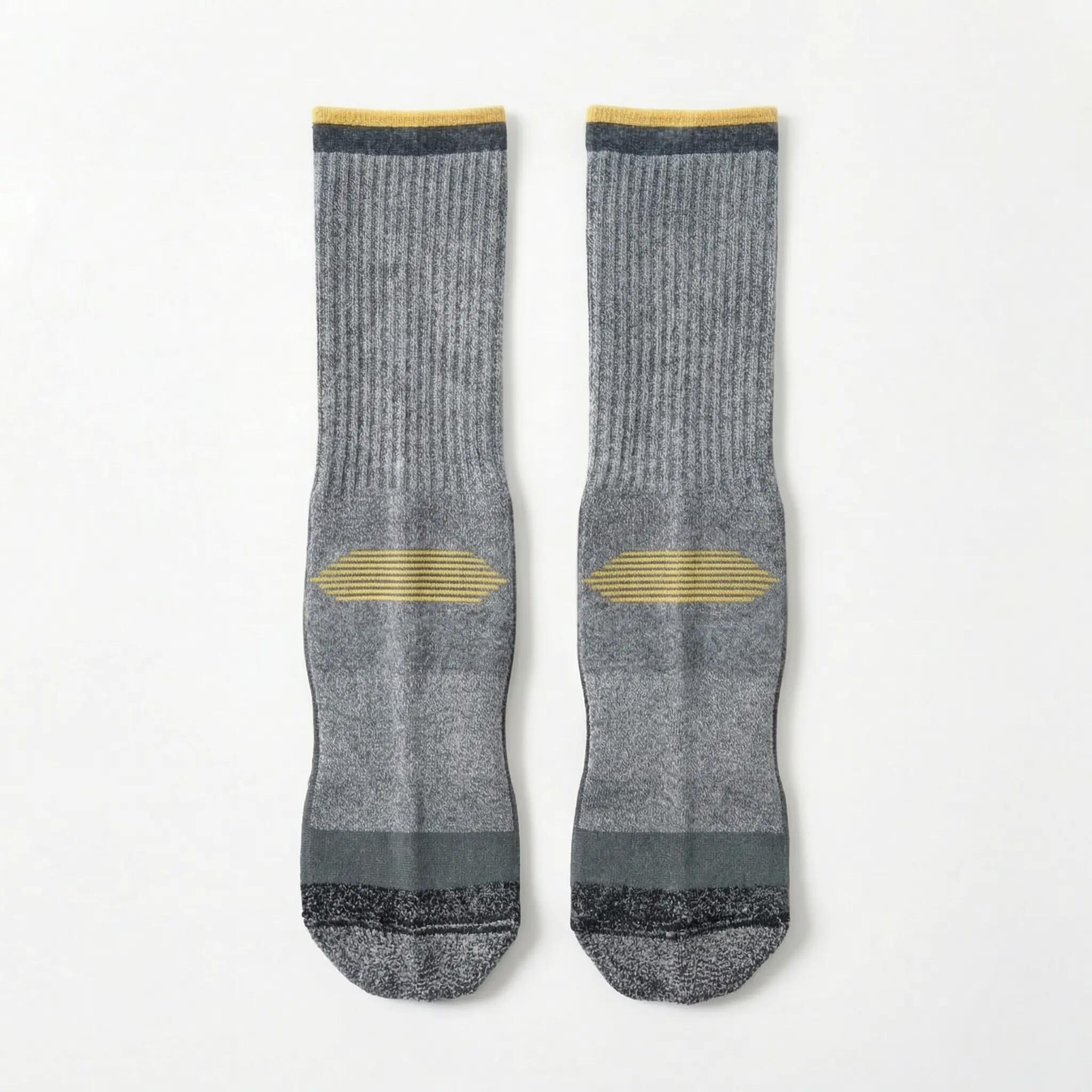 Sosete Tricotate Lana Merino – Termice, Flausate, Multicolor - Navy, XL (43 - 47 5/15