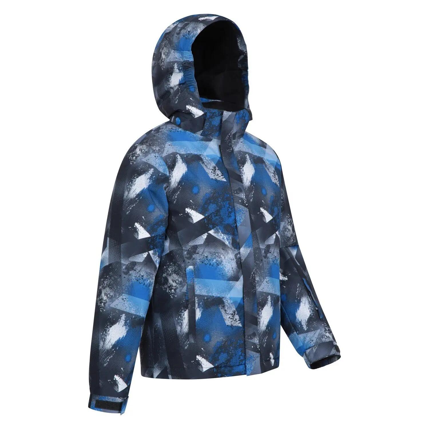 Giacca Da Sci Geometrica Bambini Mountain Warehouse Mogal Blu 6/6