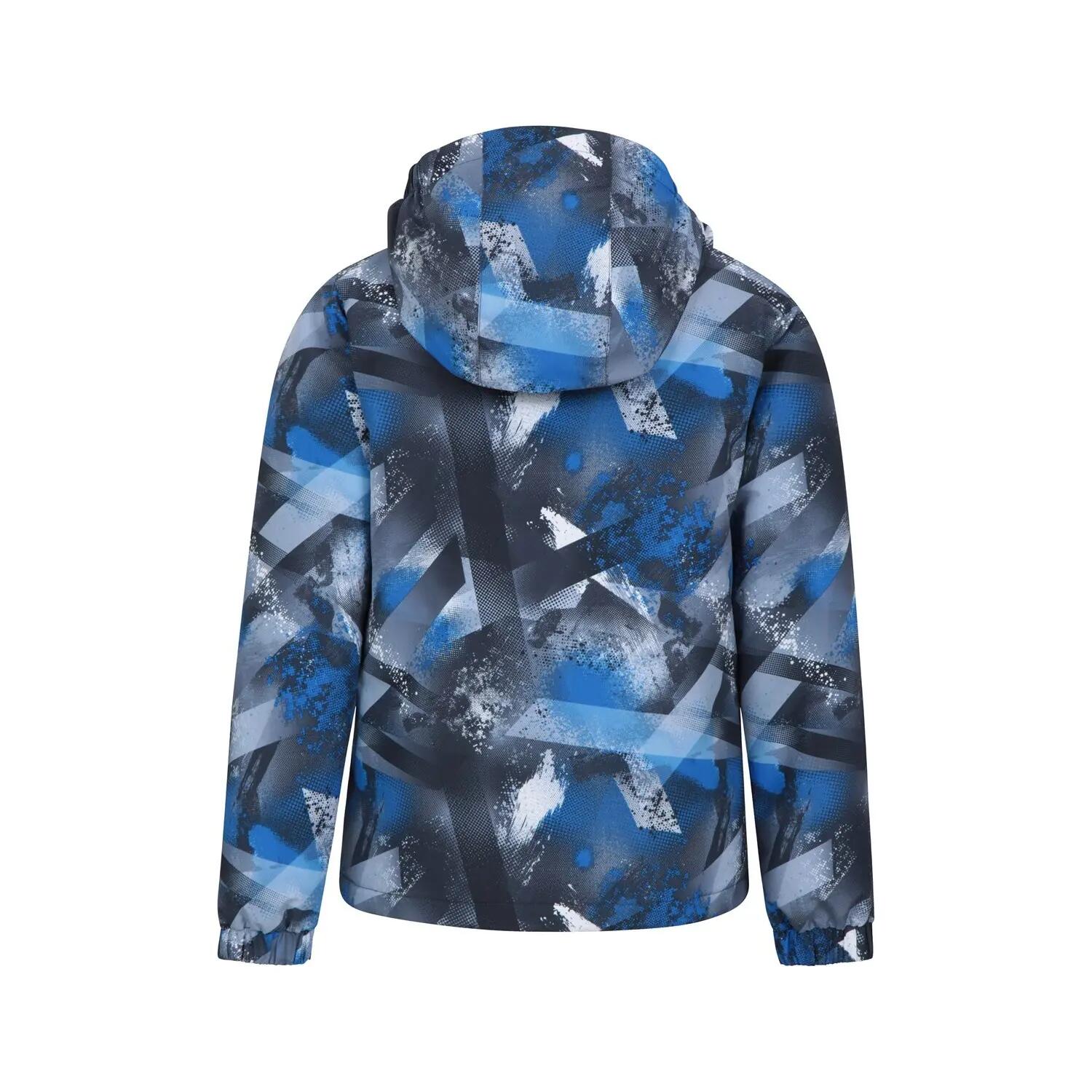 Giacca Da Sci Geometrica Bambini Mountain Warehouse Mogal Blu 2/6