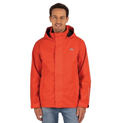 Veste de pluie vélo homme entièrement réfléchissante, imperméable et coupe-vent