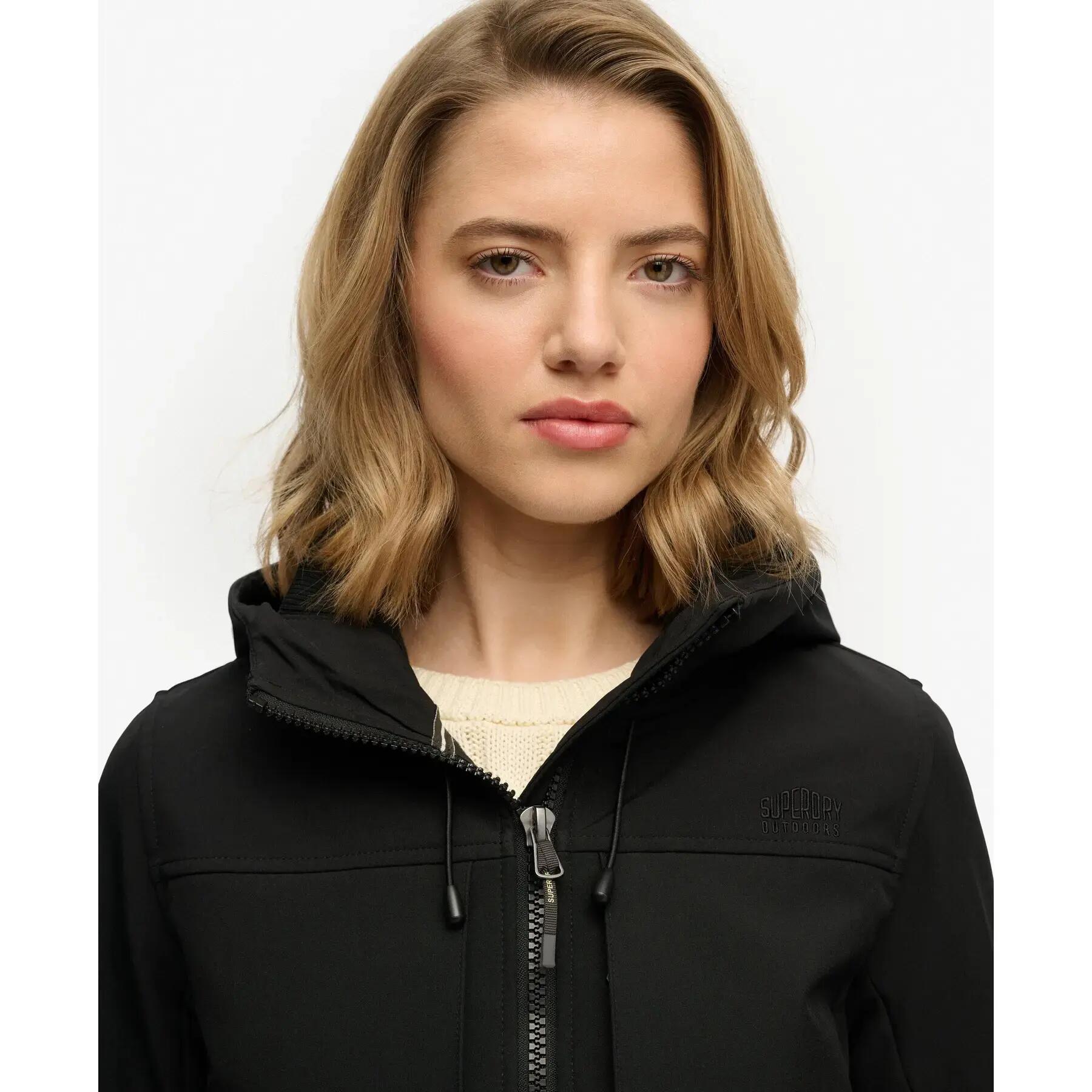 Giacca da trekking con cappuccio da donna Superdry Classic 6/7