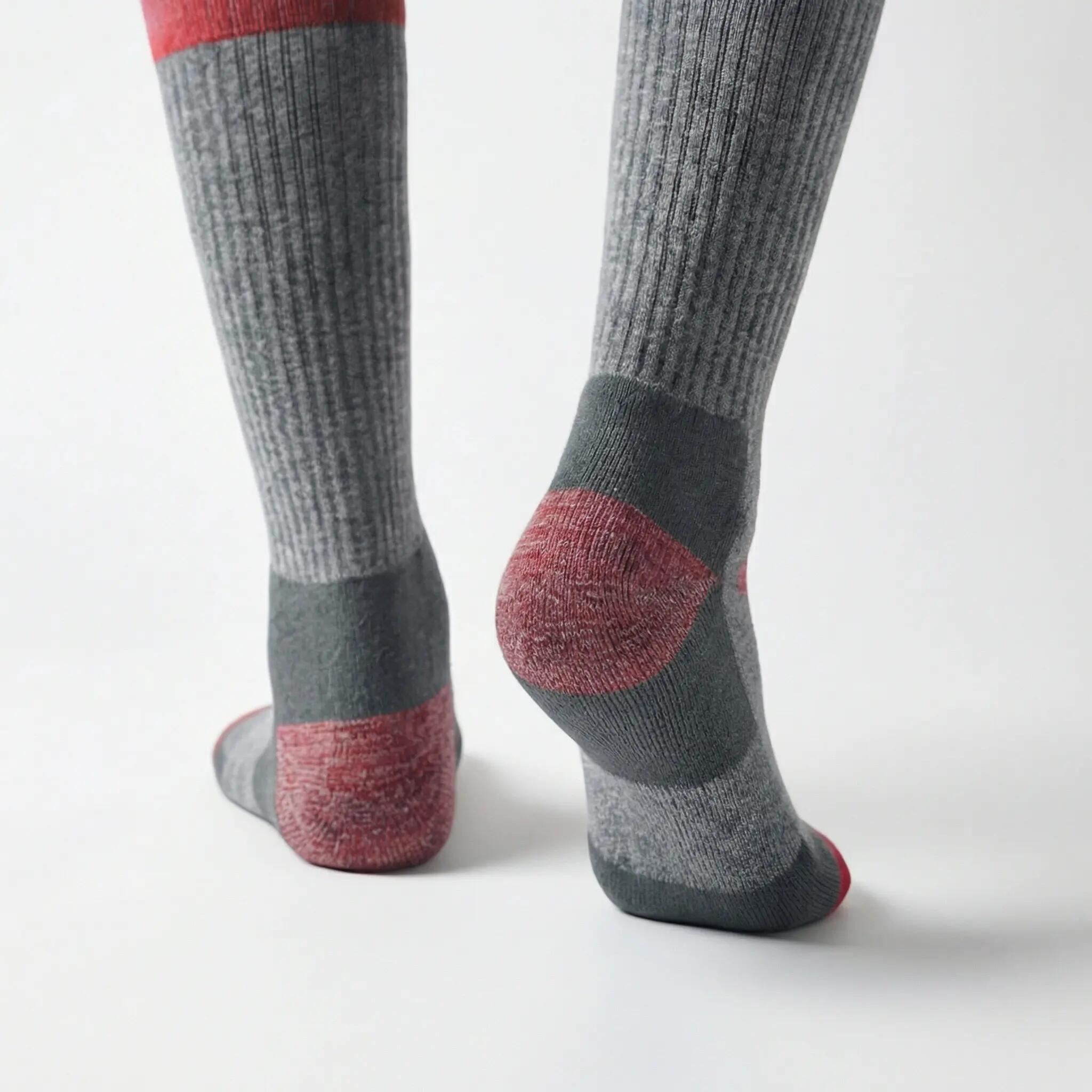 Sosete tricotate de iarna dama, din lana merino 33%, termice, moi si nu inteapa 3/7