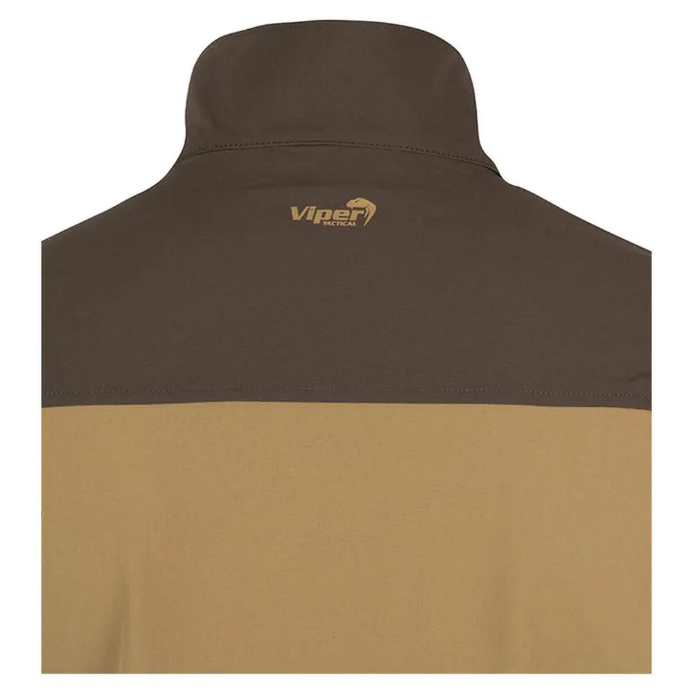 Mens Lightweight Soft Shell Jacket (Coyote) 4/4