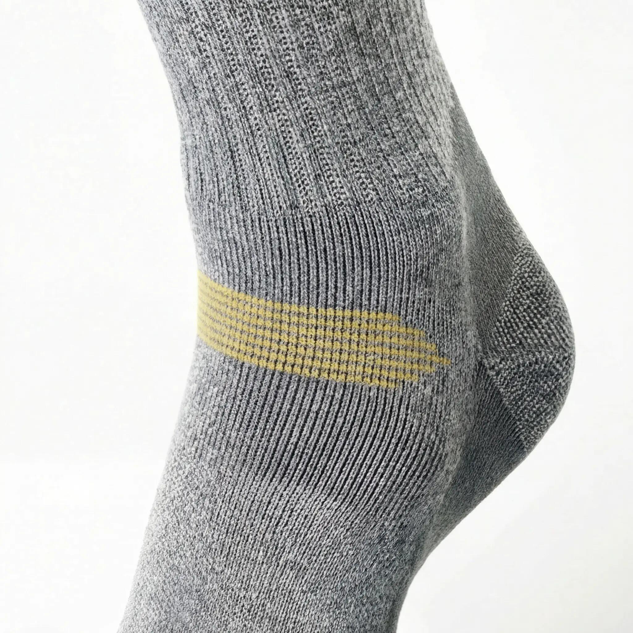 Sosete Tricotate Lana Merino – Termice, Flausate, Multicolor - Navy, XL (43 - 47 10/15