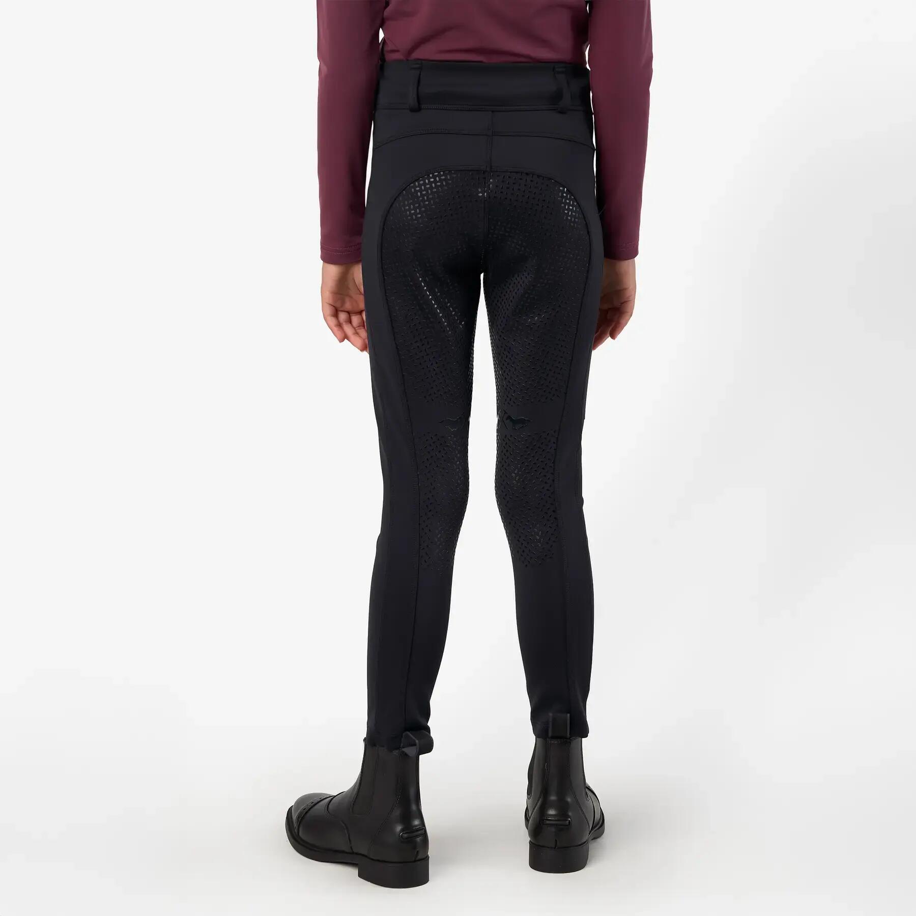 Pantalon équitation full grip fille HV Polo Manou 4/7