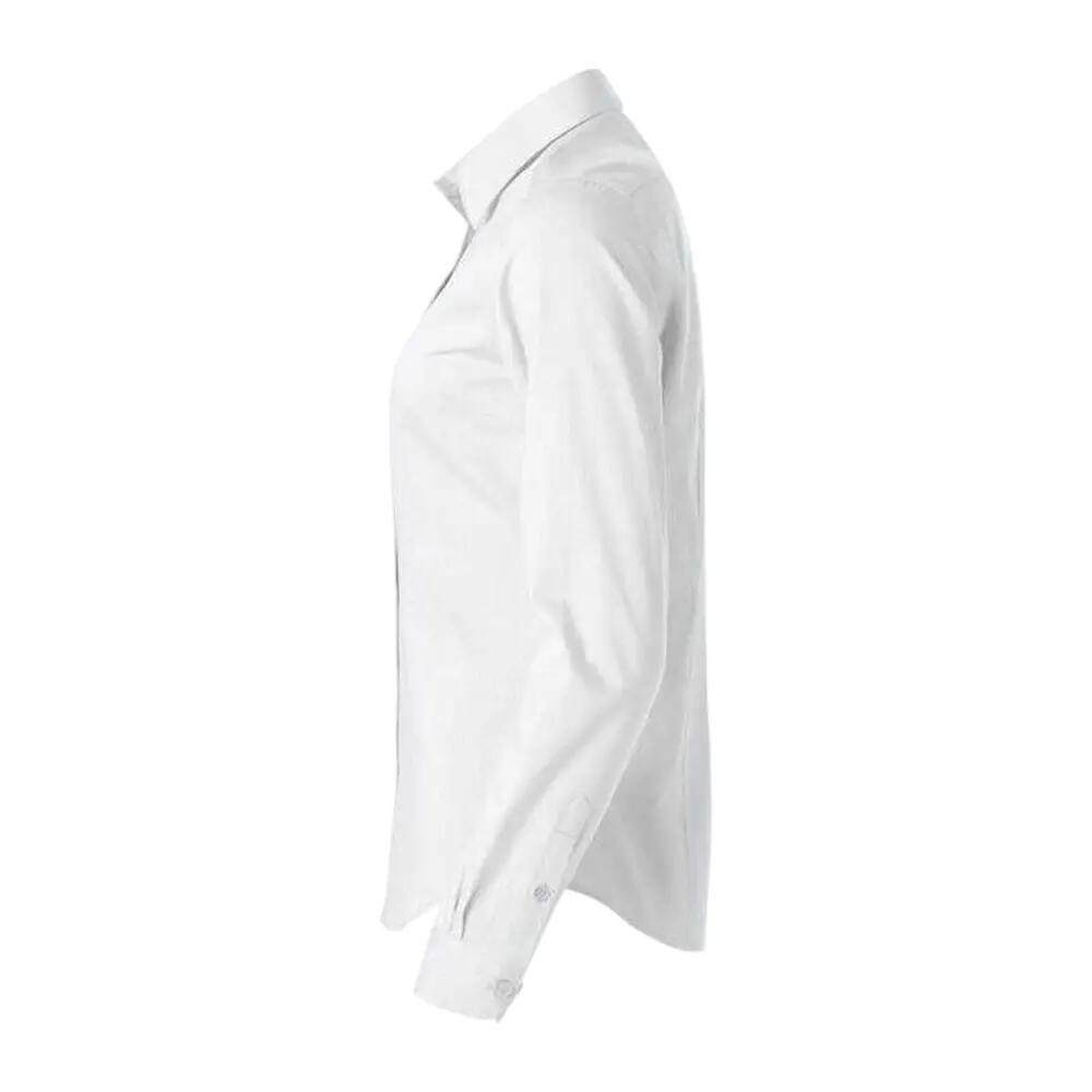 Womens/Ladies Clare Fitted Shirt (White) 3/4