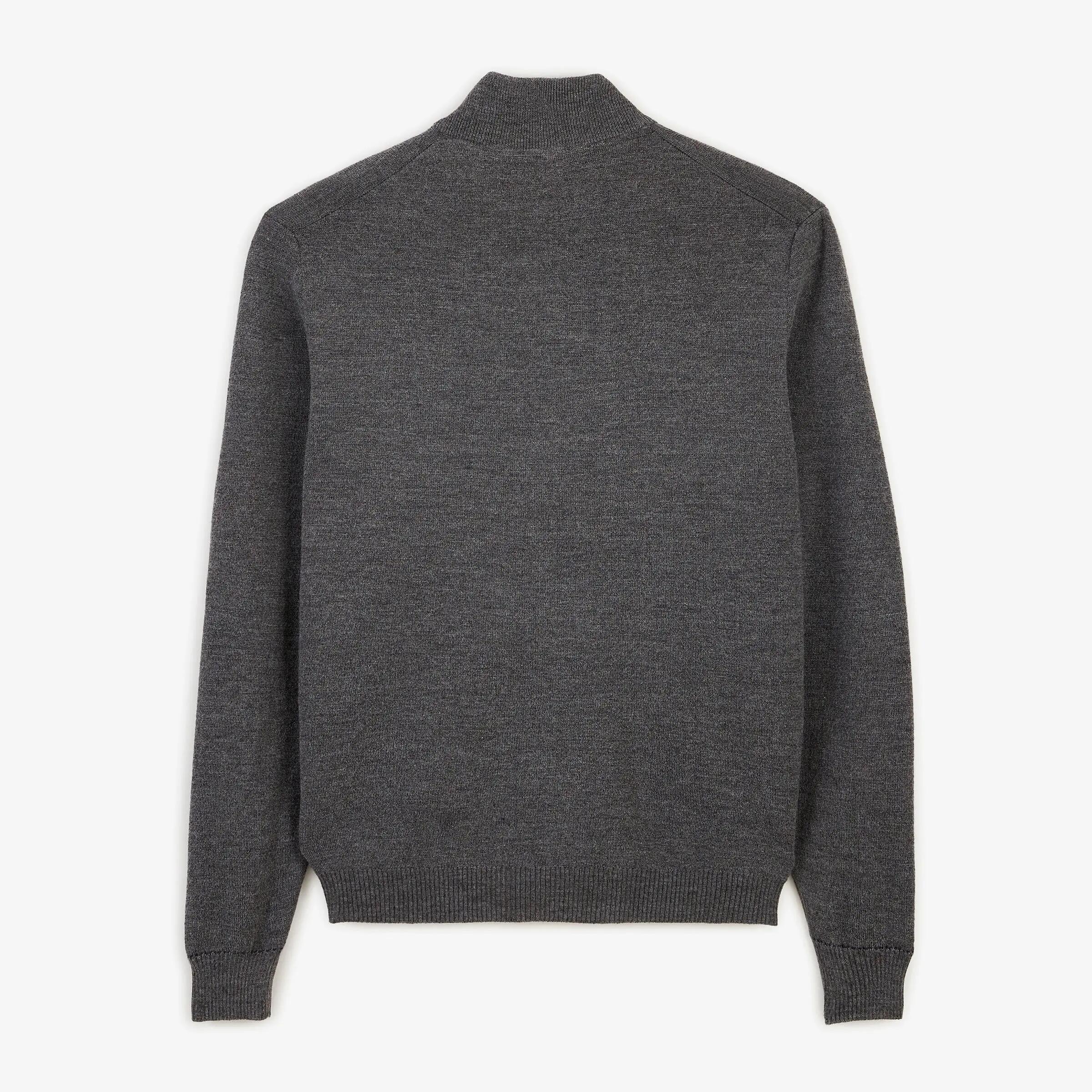 Malone vest met ritssluiting van gebreide wol 3/6