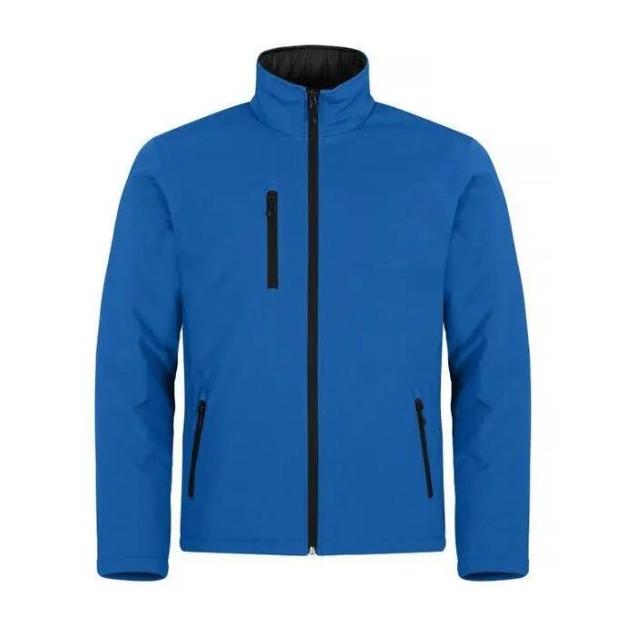 Mens Padded Soft Shell Jacket (Navy Blue) 4/6