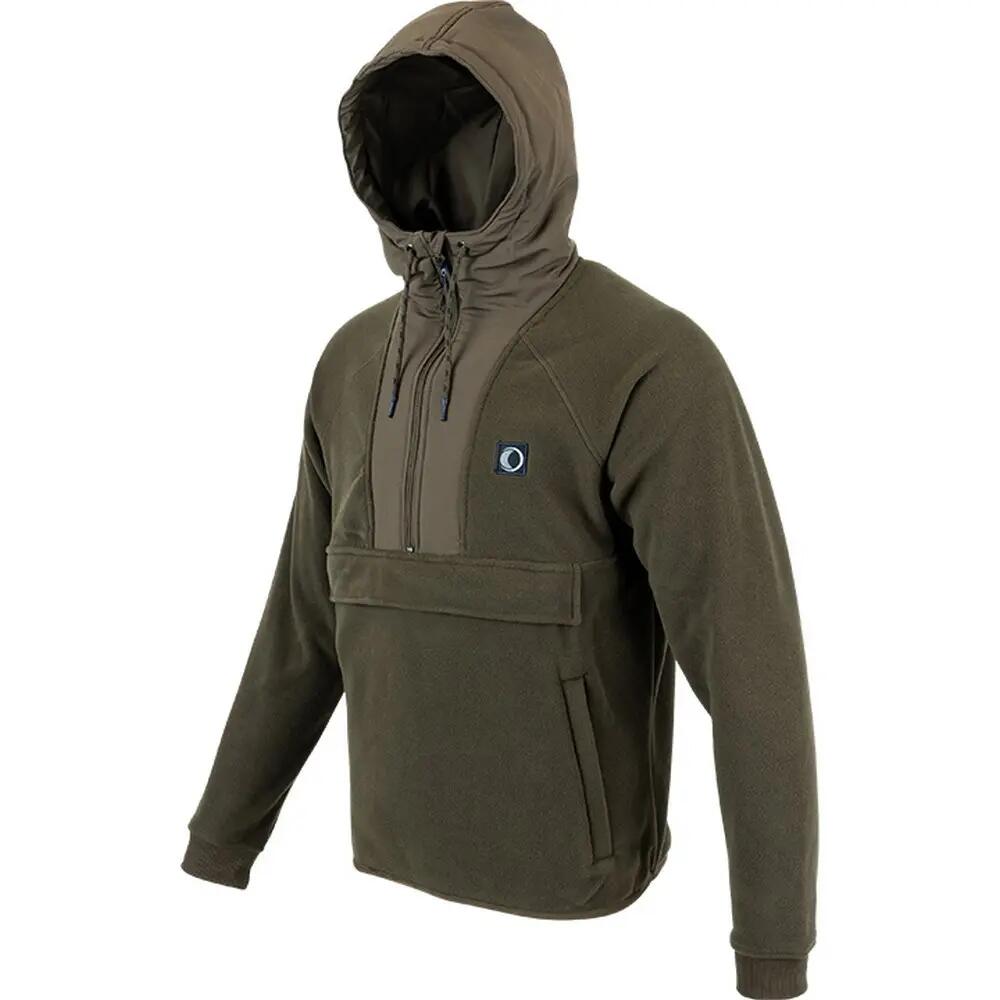 "Hybrid" Kapuzenpullover für Herren Grün 3/3