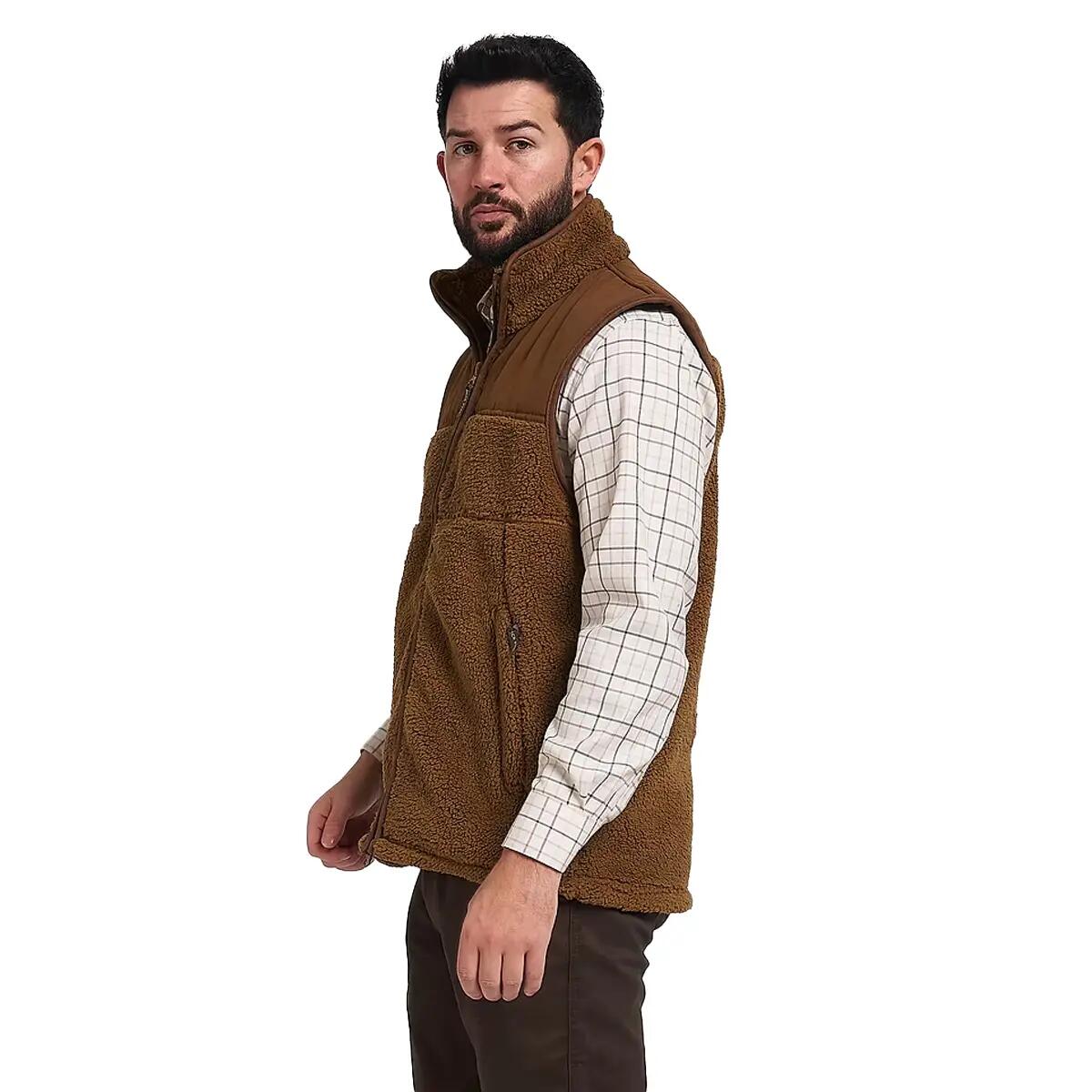 Veste Sans Manches Homme (Brun-beige) 4/4