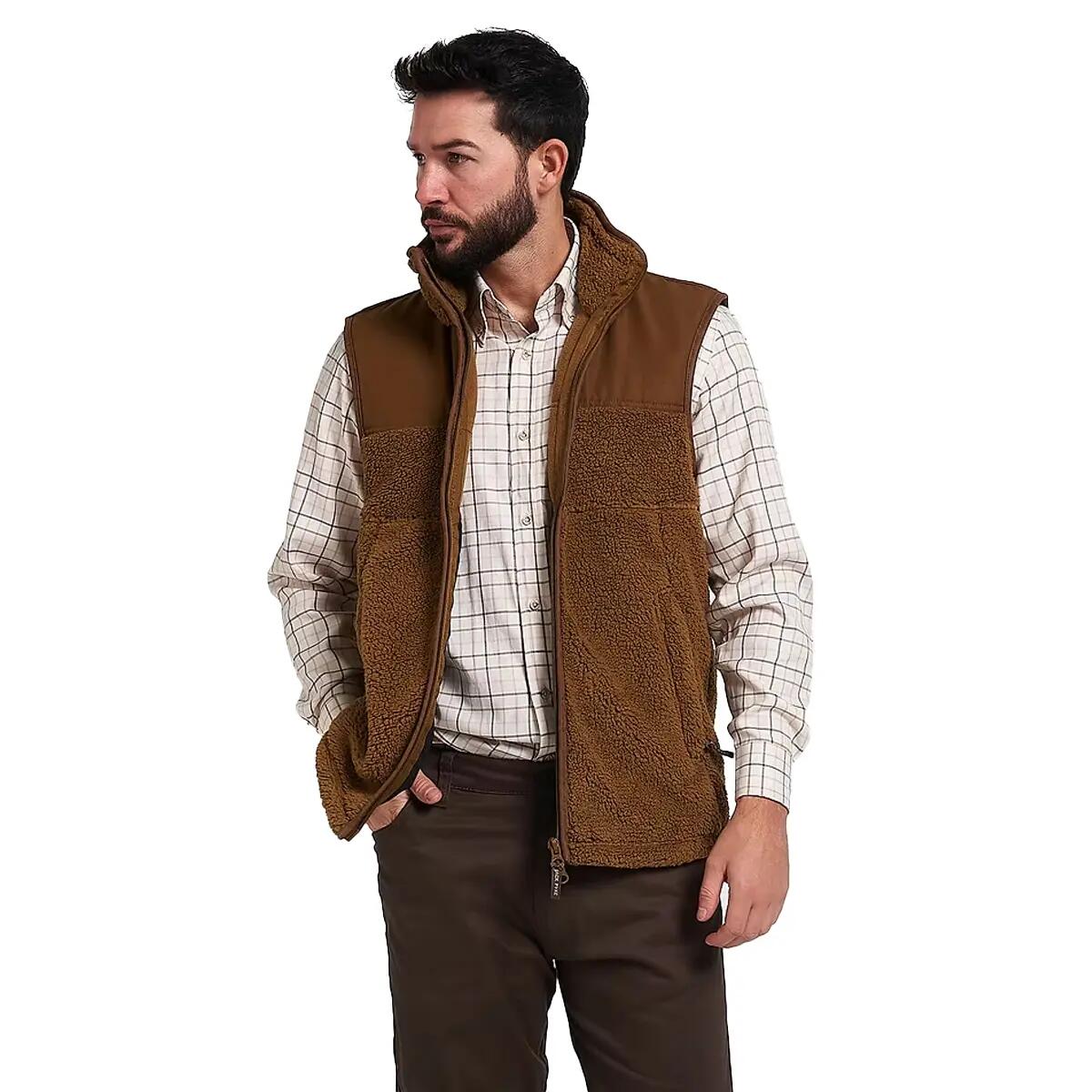 Veste Sans Manches Homme (Brun-beige) 2/4