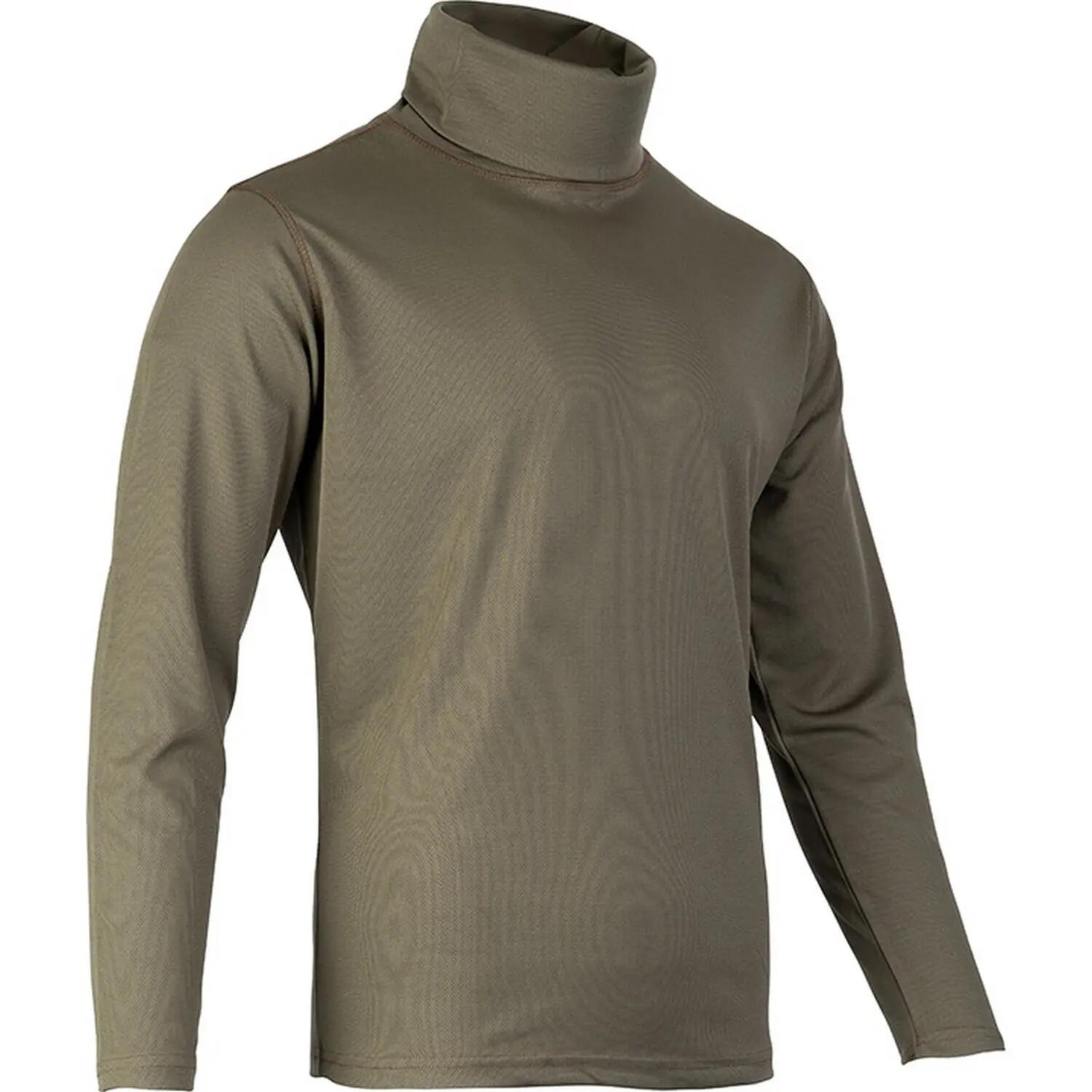 Mens Tactical Roll Neck Midlayer (Green) 4/4