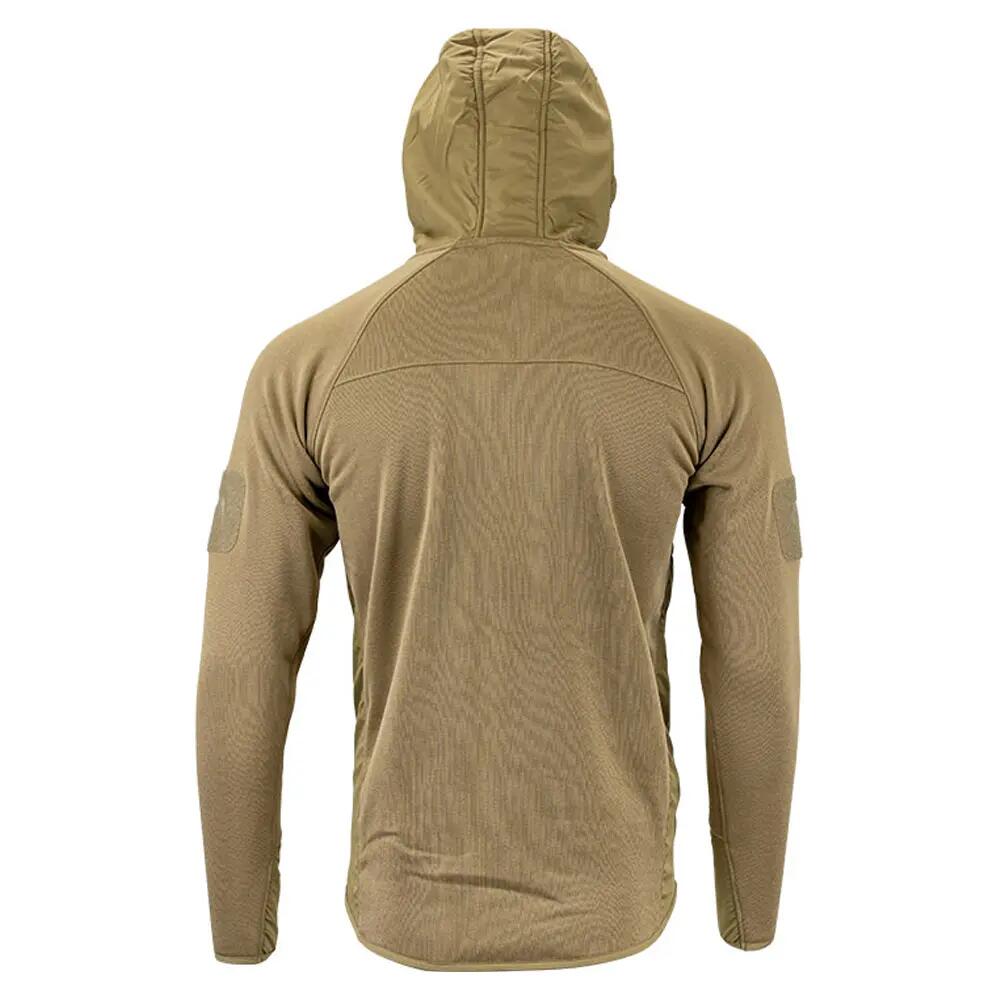 Felpa Con Cappuccio E Zip Intera Tempesta Pile Uomo Viper Coyote 2/4