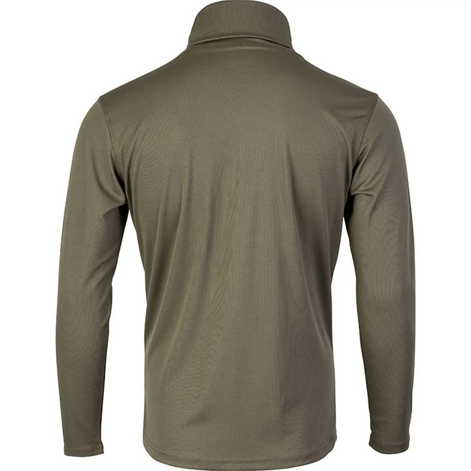 Mens Tactical Roll Neck Midlayer (Green) 2/4