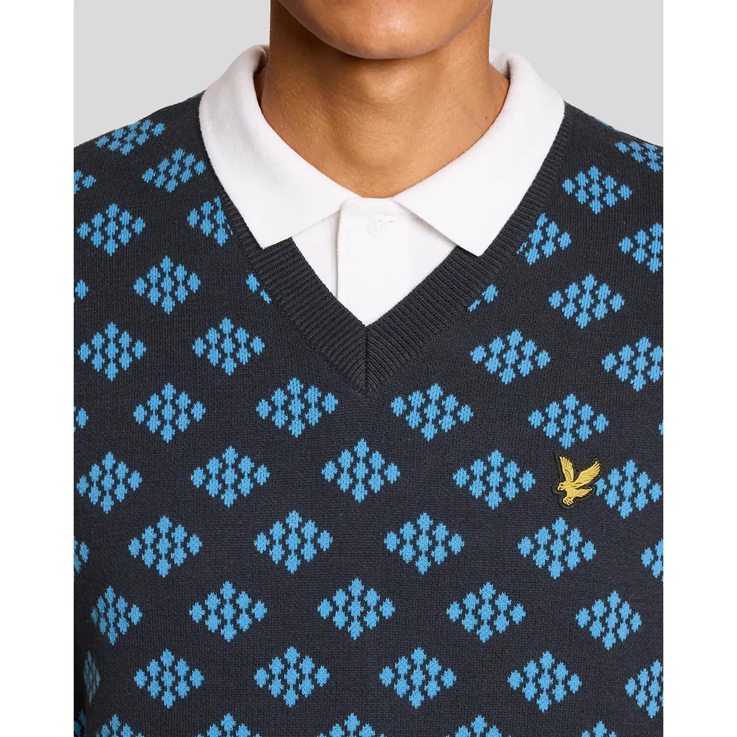 Gilet en coton à col en V Lyle & Scott 5/6