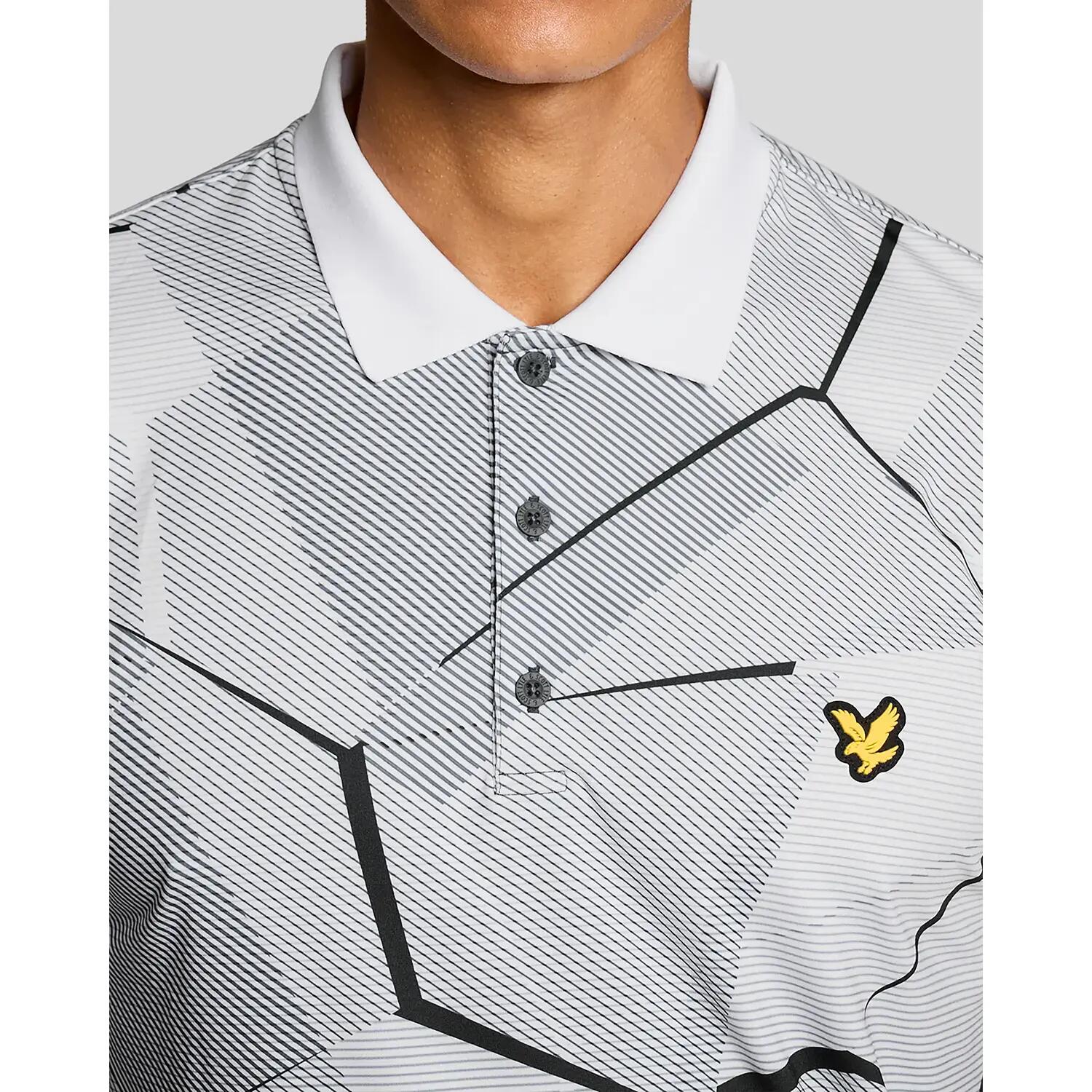 Polo à imprimé géométrique Lyle & Scott 5/6