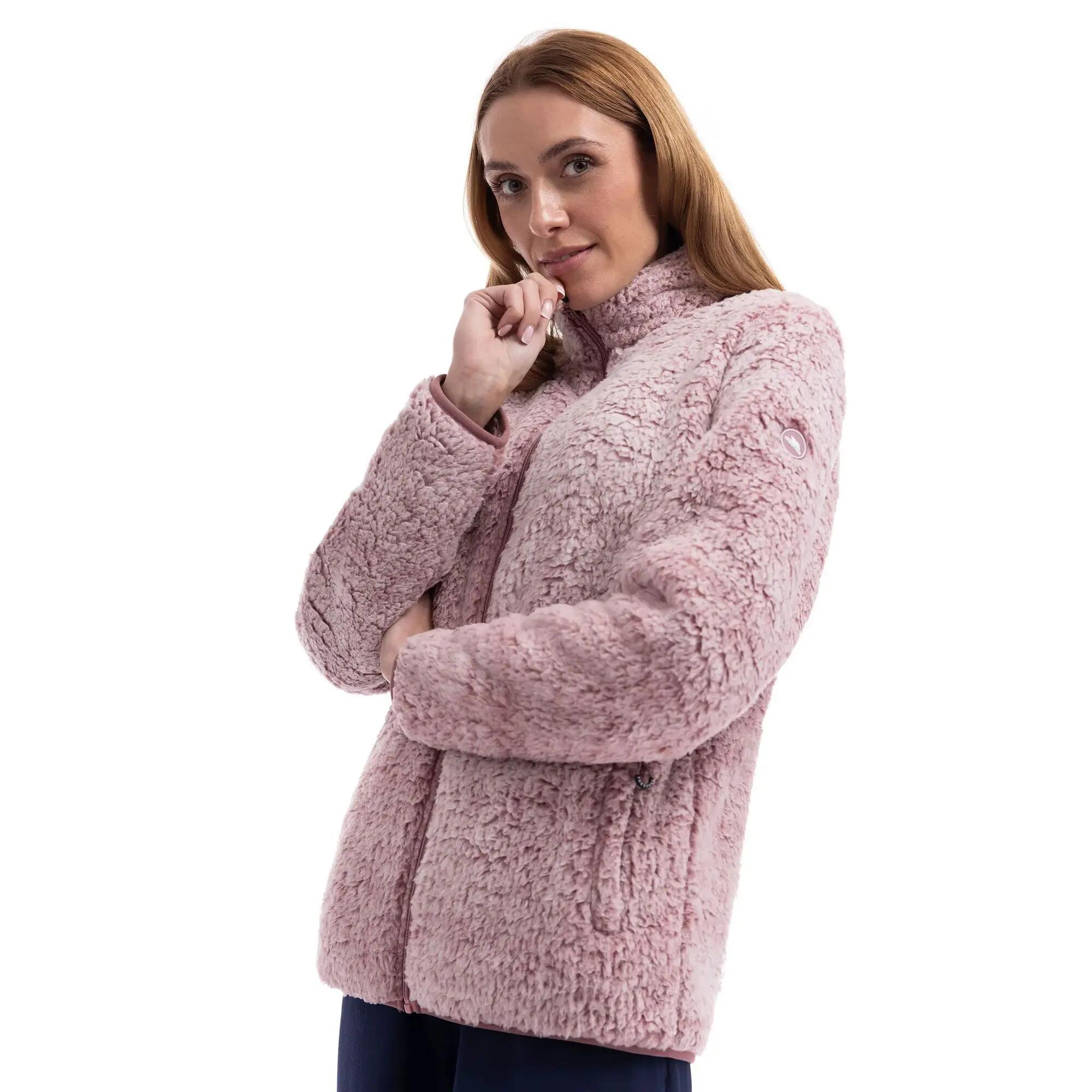 Feathery Giacca In Pile Donna Trespass Rosa 6/7