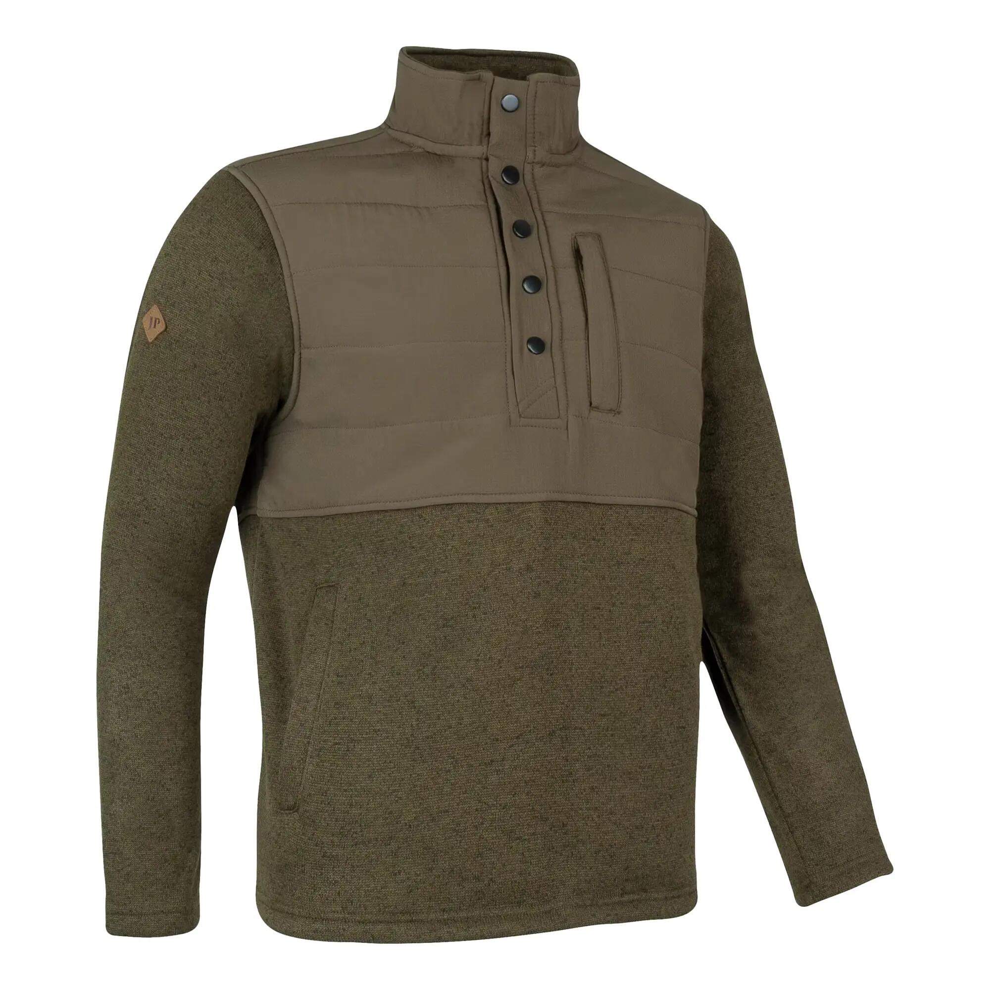 Pullover für , Snap , Fleece Herren Grün 4/4