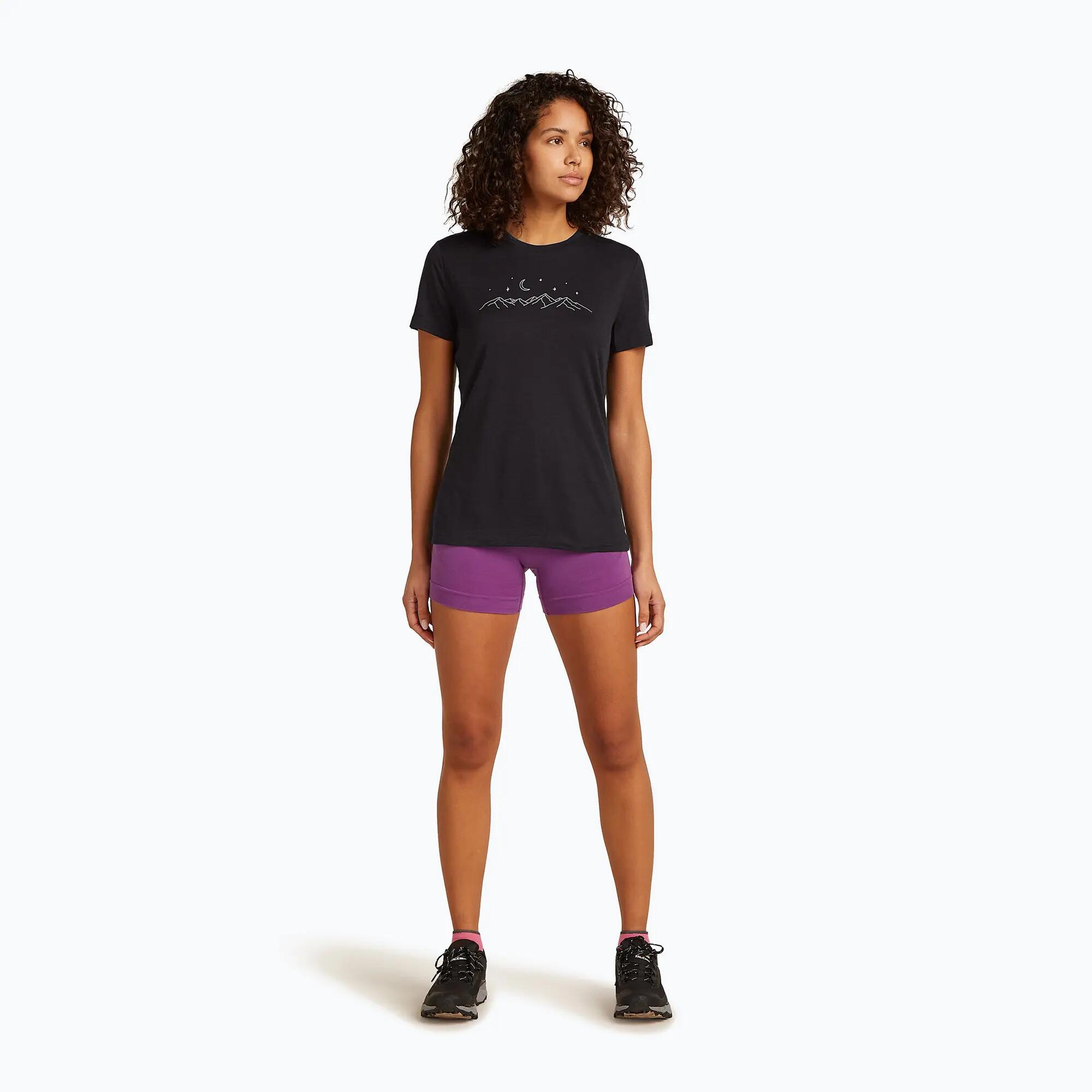 T-shirt de trekking pour femme icebreaker Merino 150 Tech Lite SS Tee Sparkling 2/7