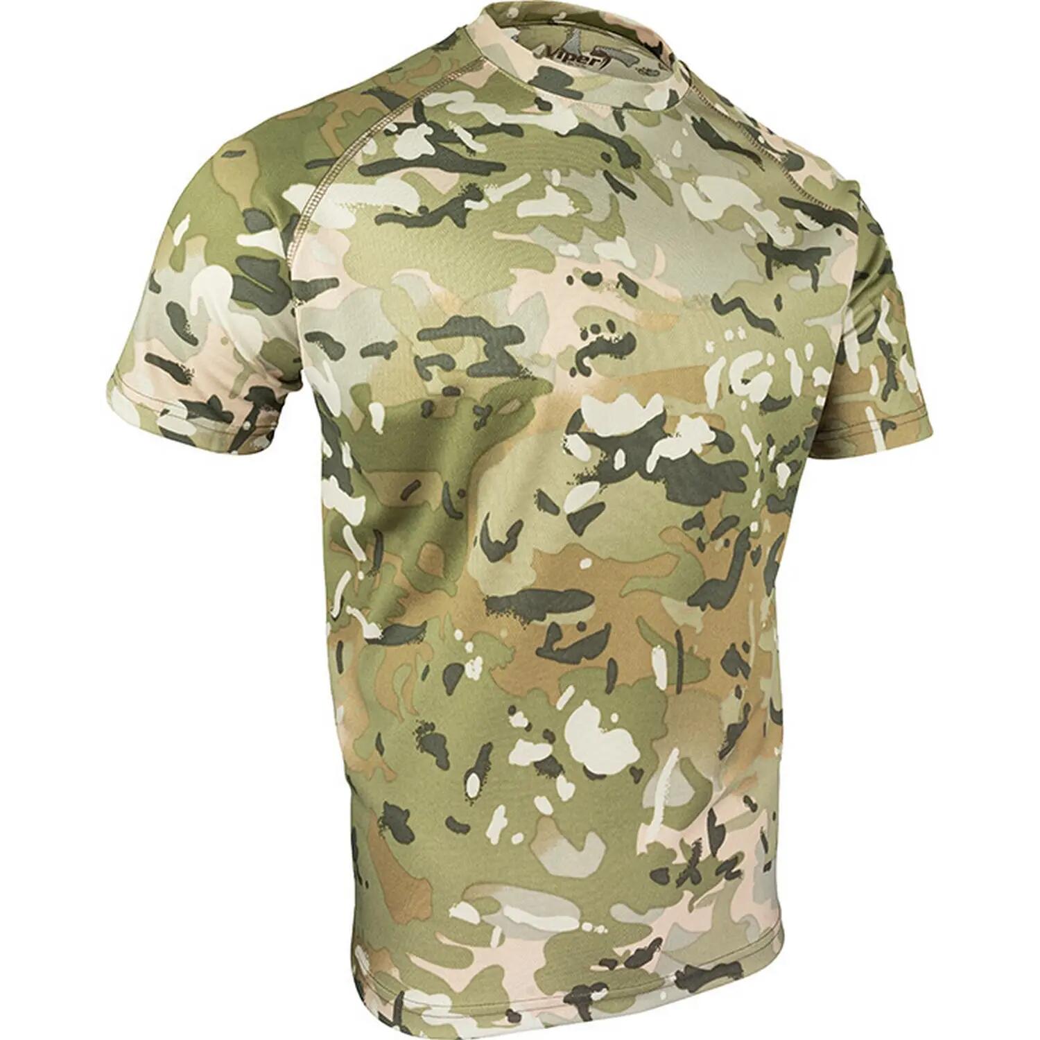 "Tactical" TShirt für , Netzmaterial Herren Schwarz Tarnung 4/4