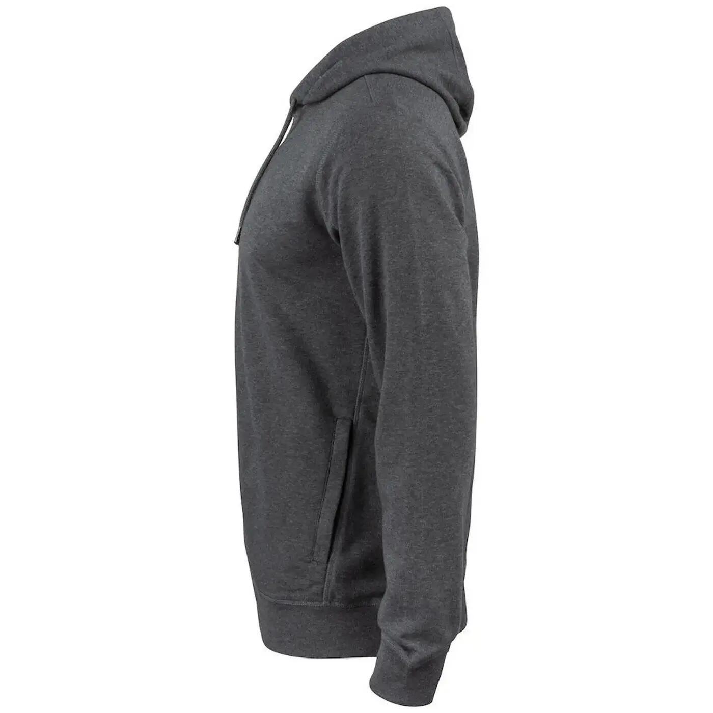 Sweat À Capuche PREMIUM Homme (Anthracite Chiné) 3/4