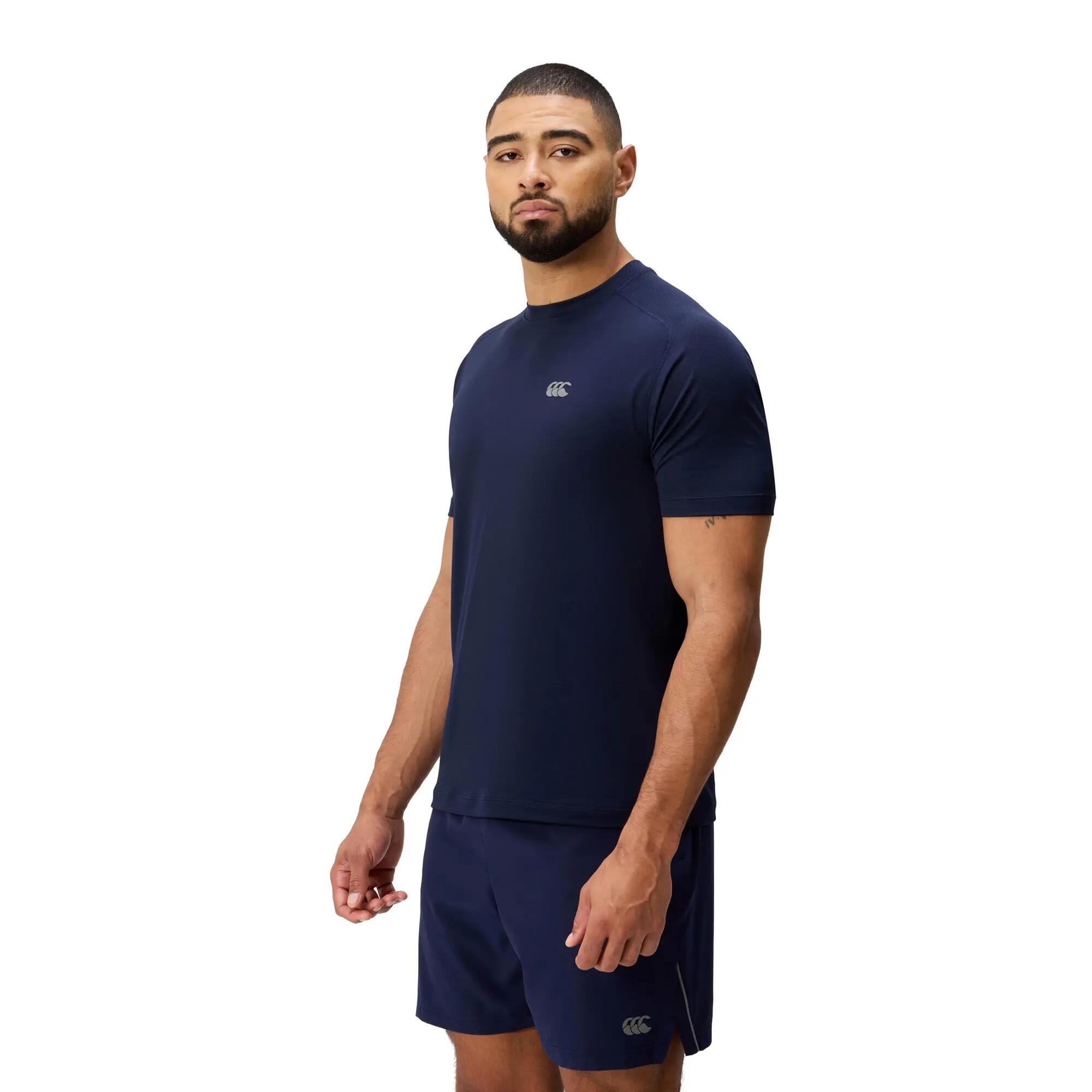 Mens Tempo Training TShirt (Navy) 4/4