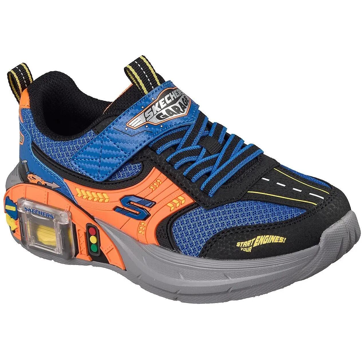 Pantofi sport copii Skechers Garage, Albastru
