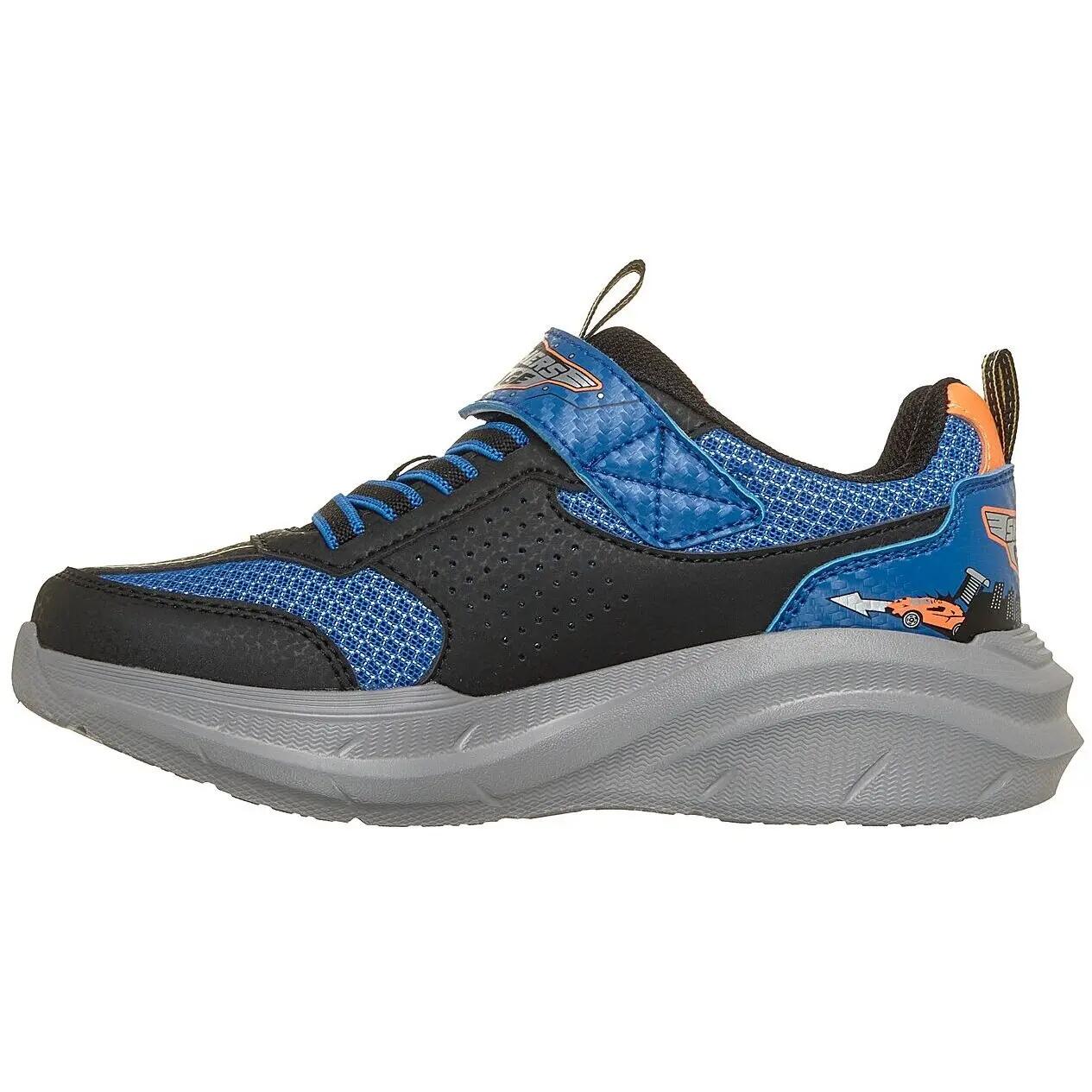 Baskets Skechers Garage, Bleu, Enfants 5/5