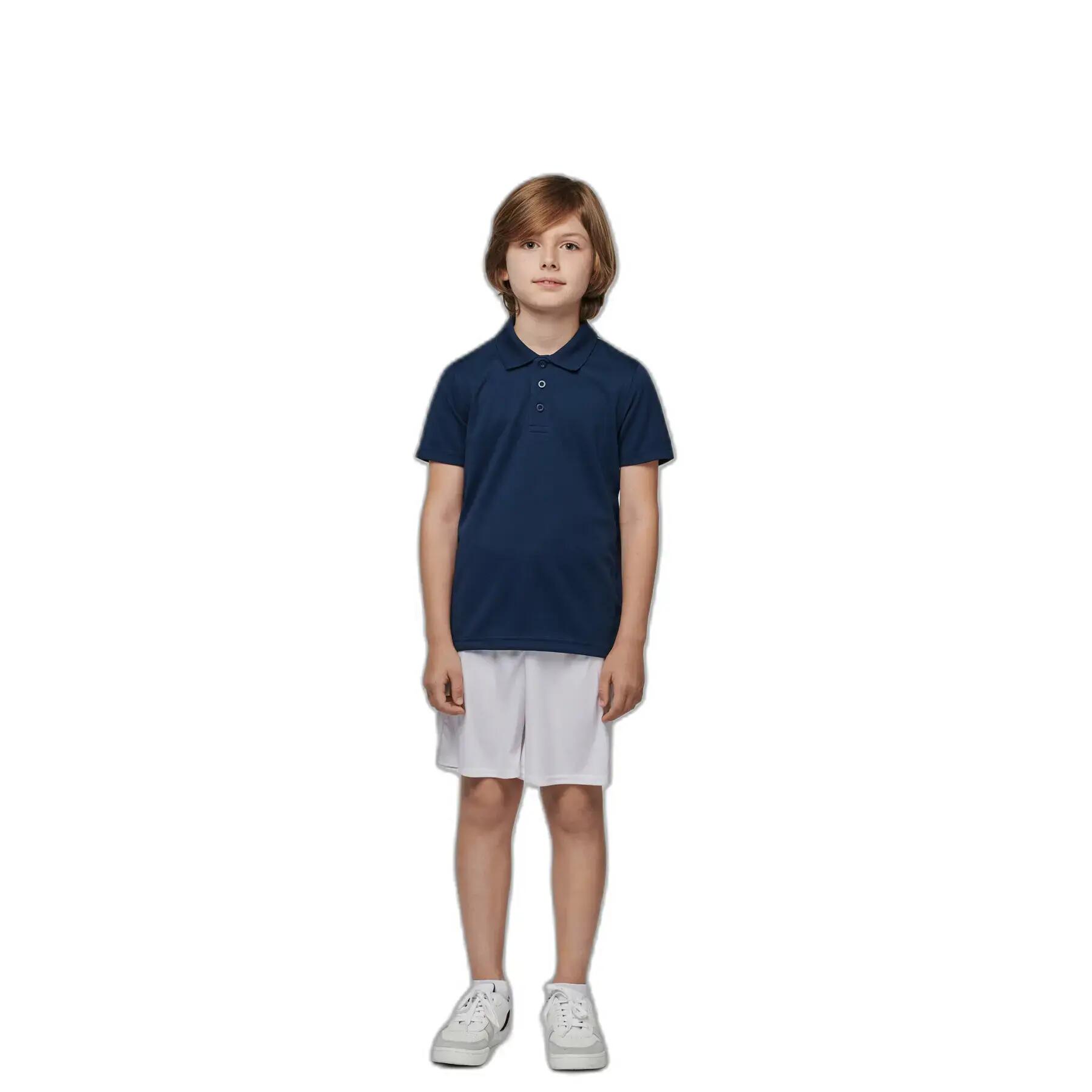 Polo bambino a maniche corte Proact polyester 2/5