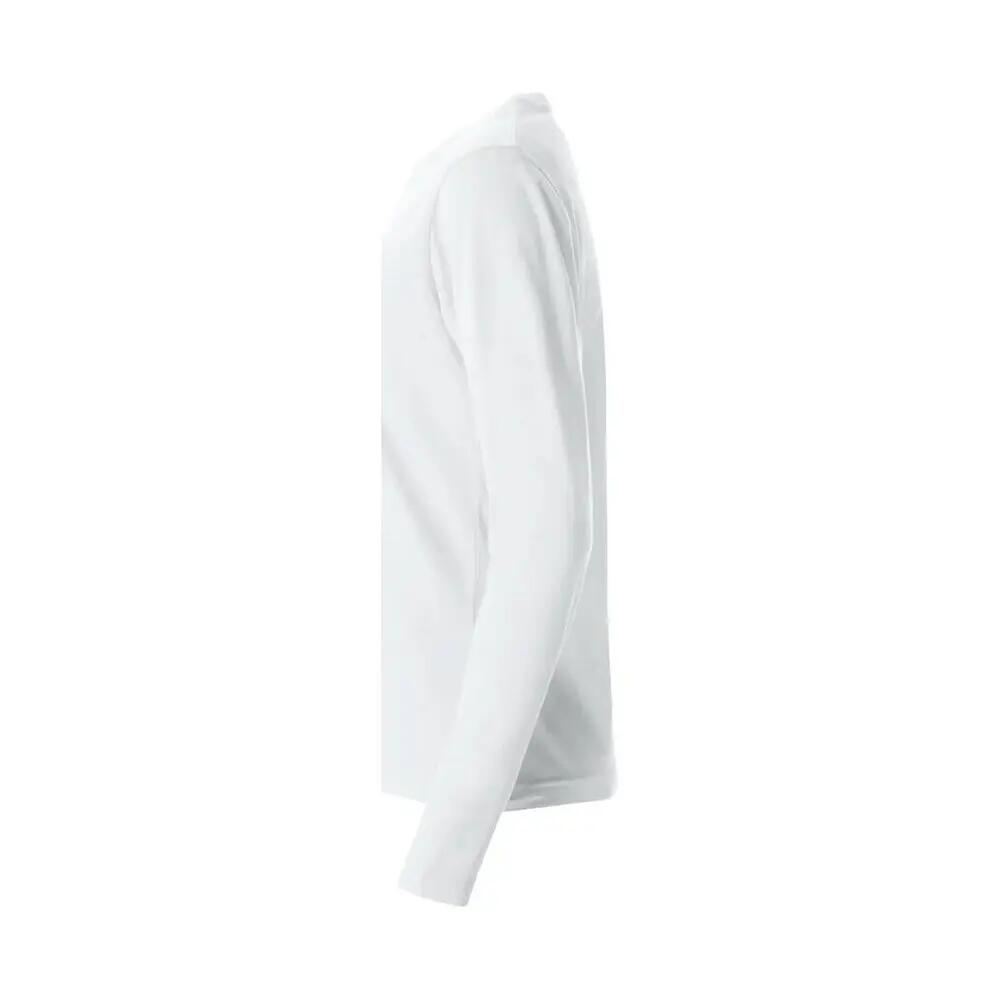 Tshirt Manches Longues BASIC Femme (Blanc) 3/4
