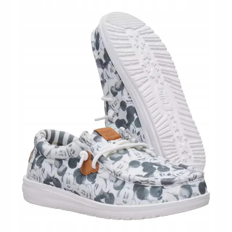 HeyDude Dziecięce Mokasyny Wally Y Mickey Mouse Print 3/6