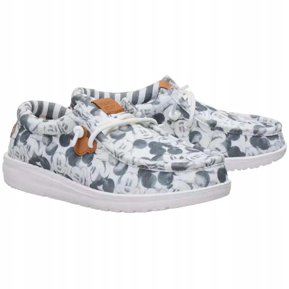 HeyDude Dziecięce Mokasyny Wally Y Mickey Mouse Print 2/6
