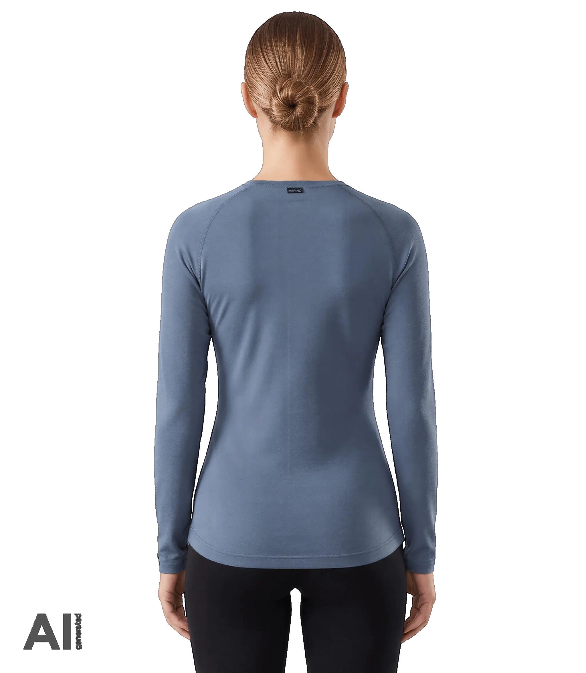 W SHIRT L/S TRANSTEX MERINO 200 4/4
