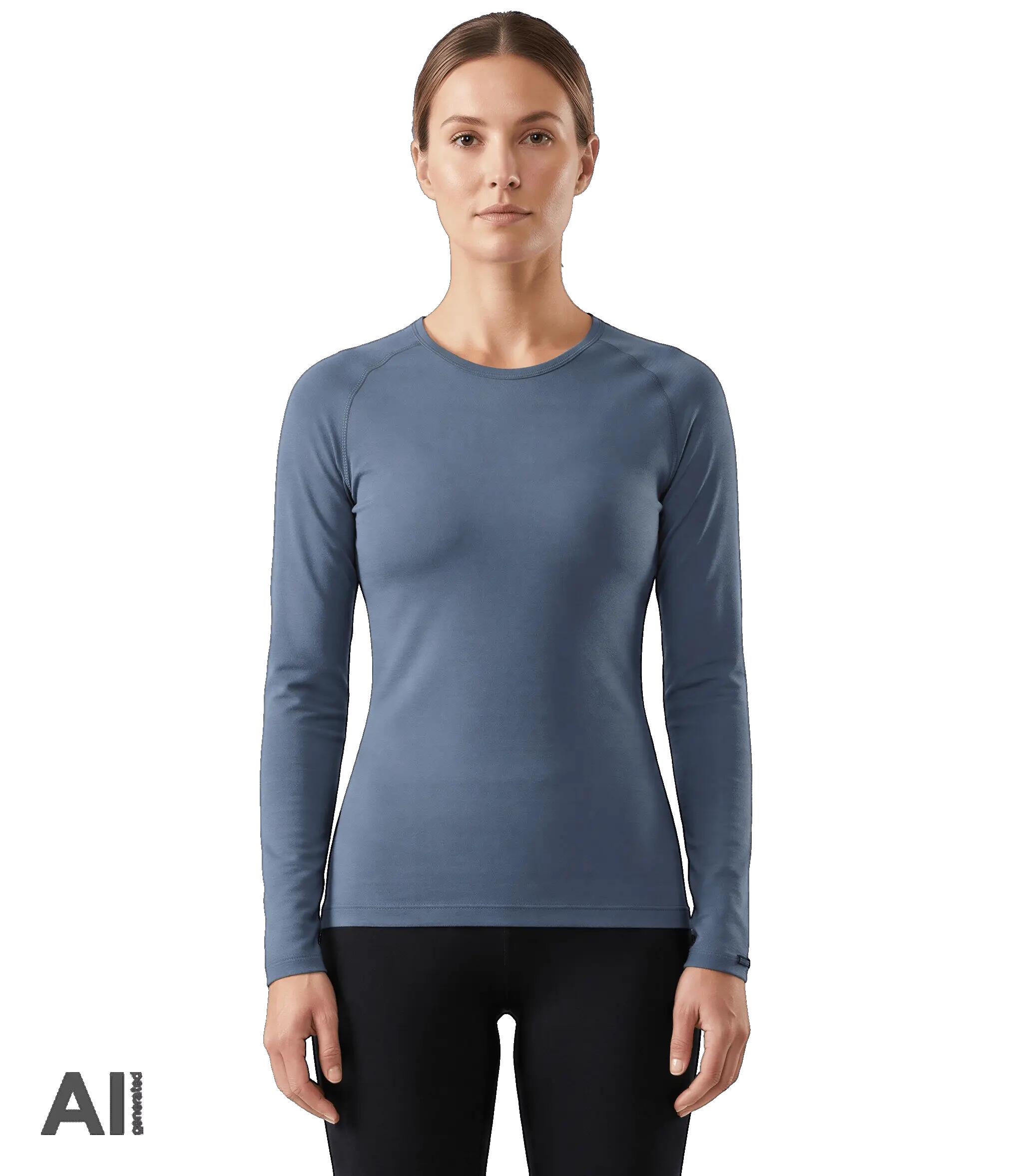 W SHIRT L/S TRANSTEX MERINO 200 3/4