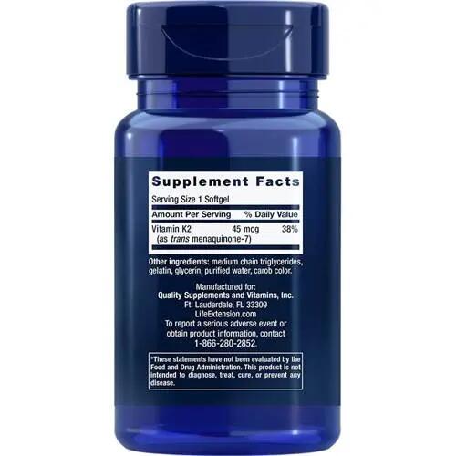 Vitamine e minerali Ossa e articolazioni Low-dose Vitamin K2 Mk7 Eu 90 pcs 2/2
