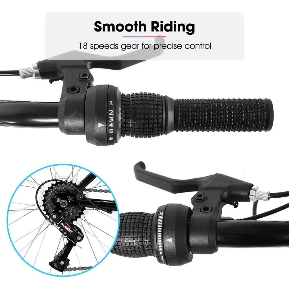 MTB Unisex 24/26 pulgadas Frenos V-Brake 18V Acero 3/6