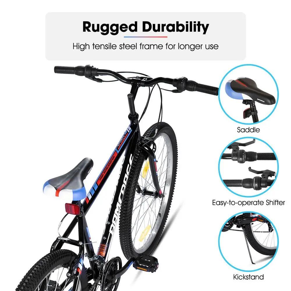 MTB Unisex 24/26 pulgadas Frenos V-Brake 18V Acero 2/6