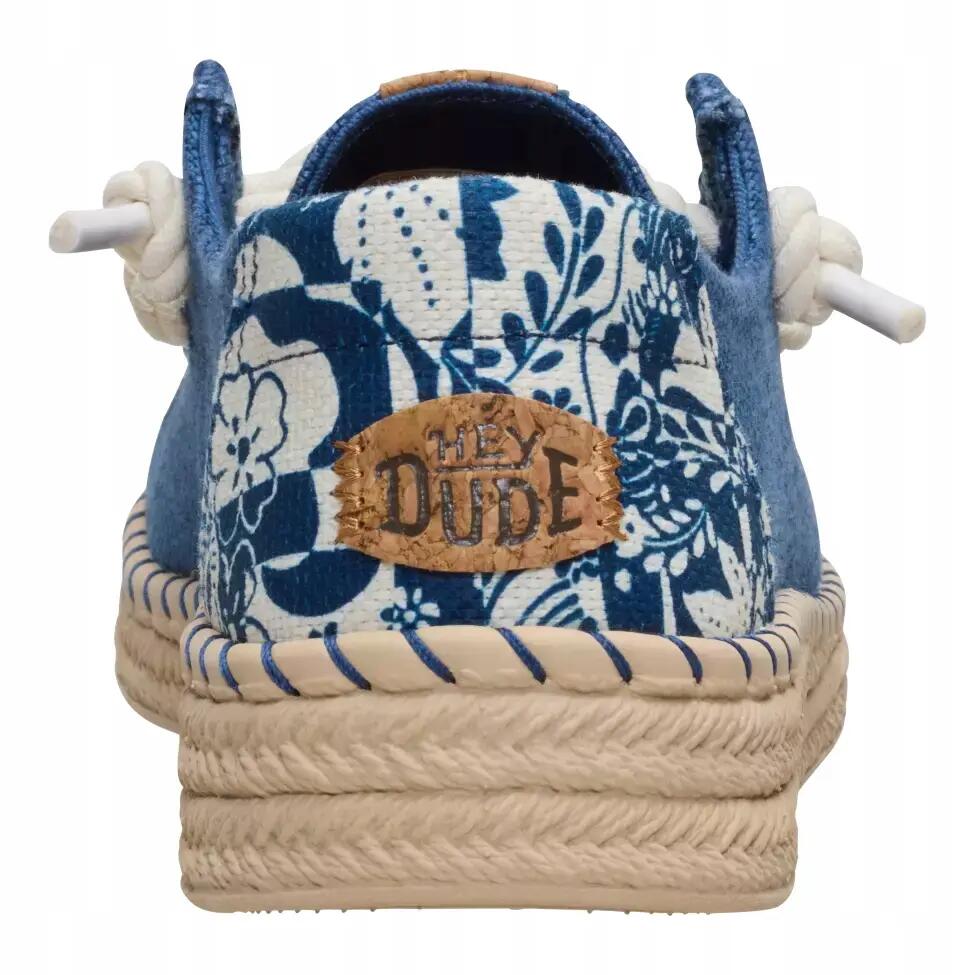 HEYDUDE Damskie Mokasyny Wendy Espadrille Hibiscus 5/6