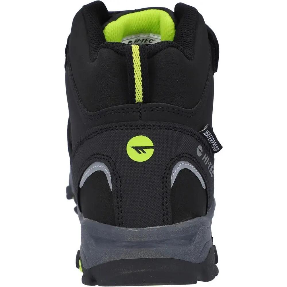 Chaussures Montantes De Marche BLACKOUT Enfant (Noir / Vert Clair Vif) 2/6