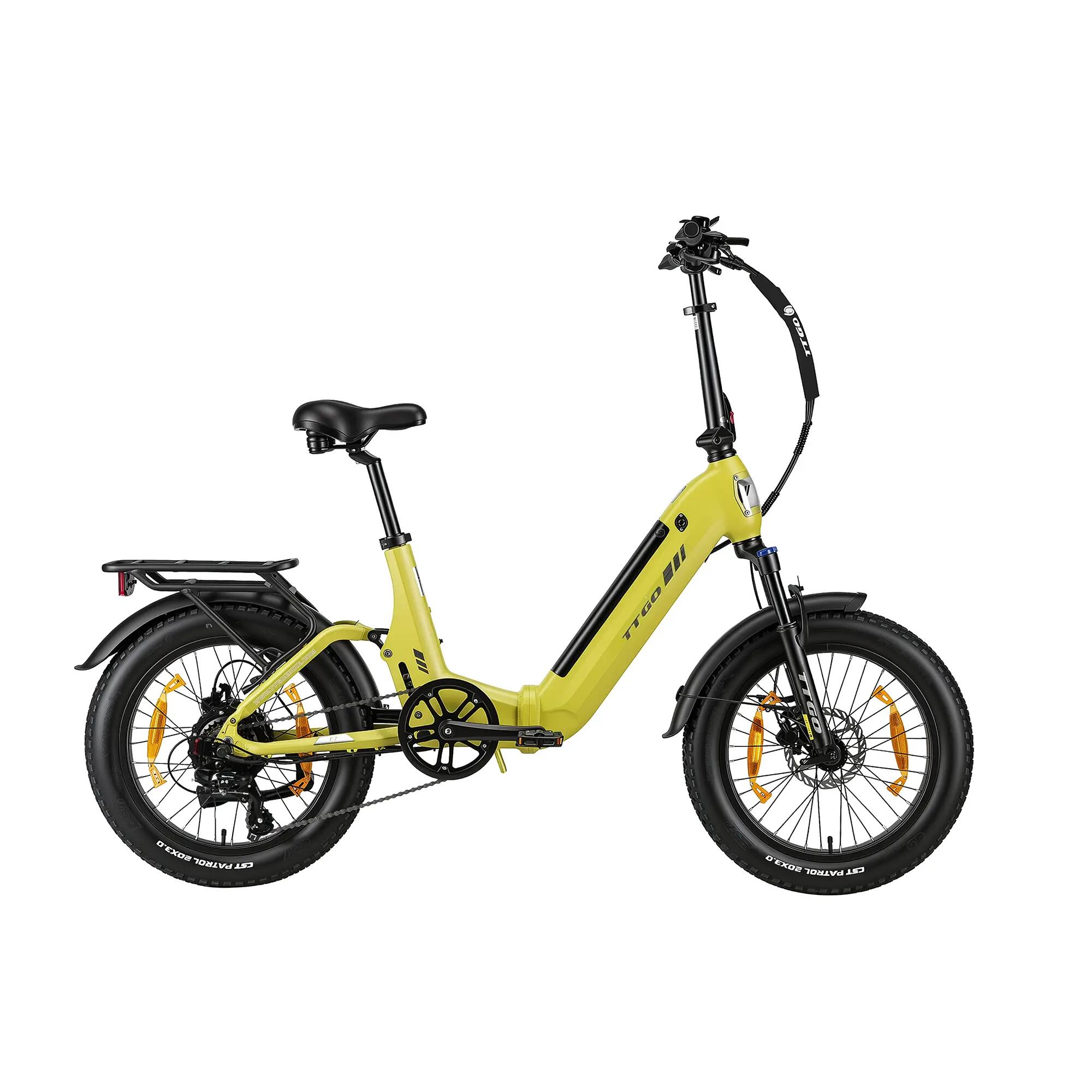 Składany miejski rower elektryczny F7 48V 15Ah 70Nm 130km pełna amortyzacja 4/5