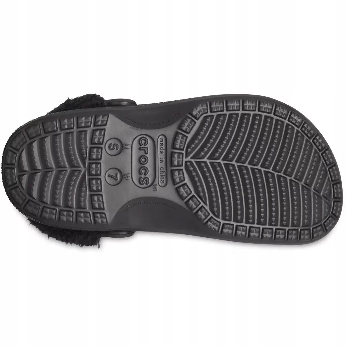Crocs férfi klumpa Baya Lined Fuzz Strap Clog 4/8