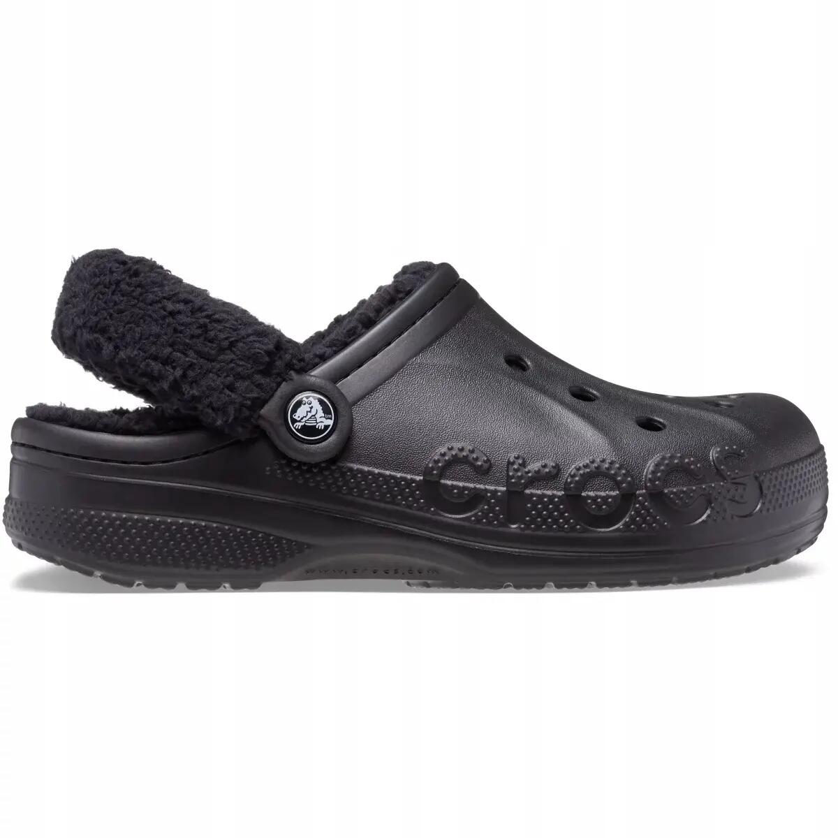 Crocs férfi klumpa Baya Lined Fuzz Strap Clog 2/8