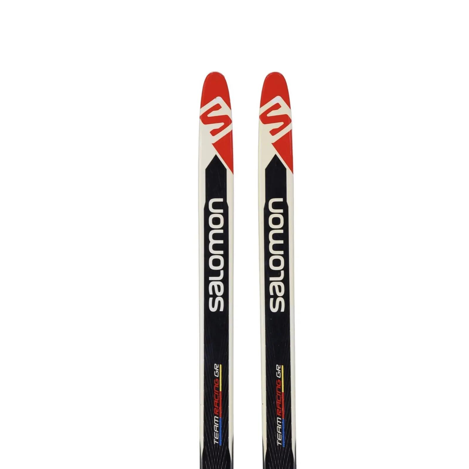 RECONDITIONNE - Ski De Fond Junior Salomon Team Racing Gr + Fixation 2/4