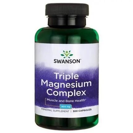 Vitamines et mineraux Os et articulations Triple Magnesium Complex 300 pcs