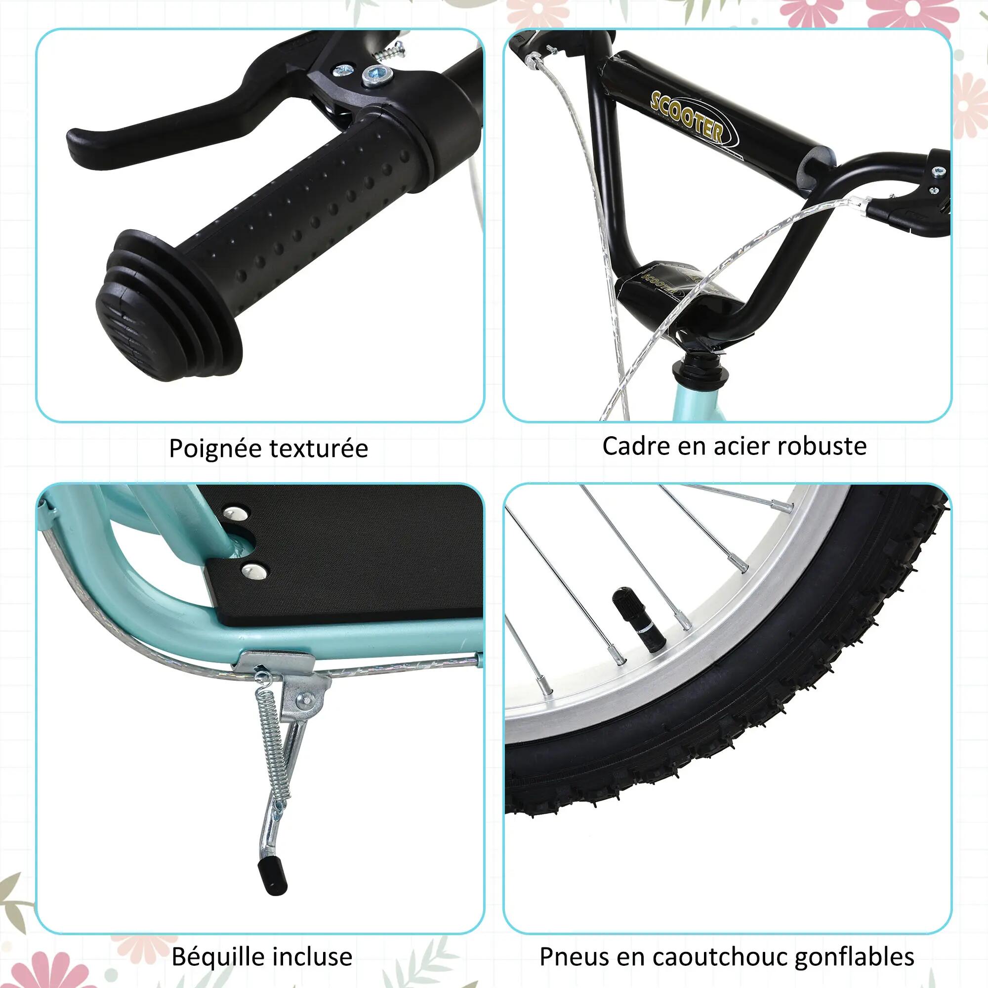 Trottinette patinette enfants grandes roues 5/5