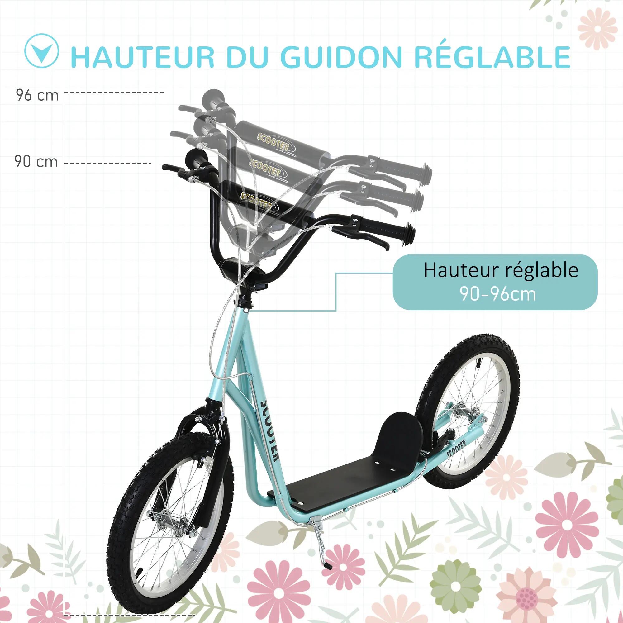Trottinette patinette enfants grandes roues 4/5
