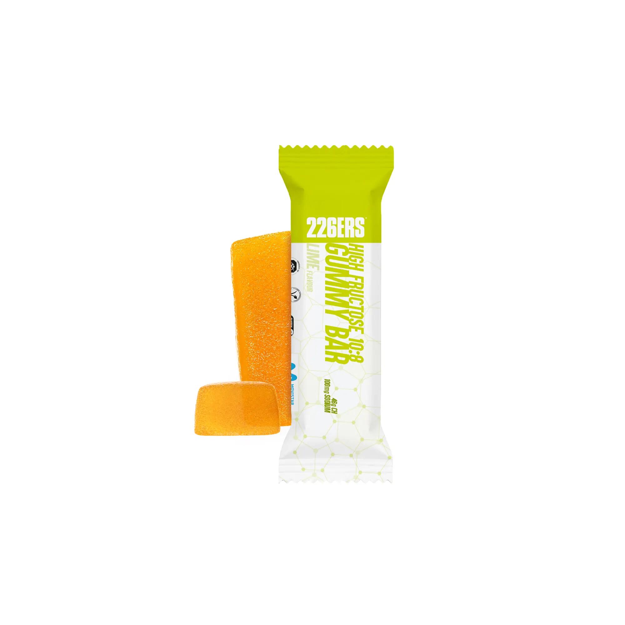 HIGH FRUCTOSE GUMMY BAR 60g LIME 2/7