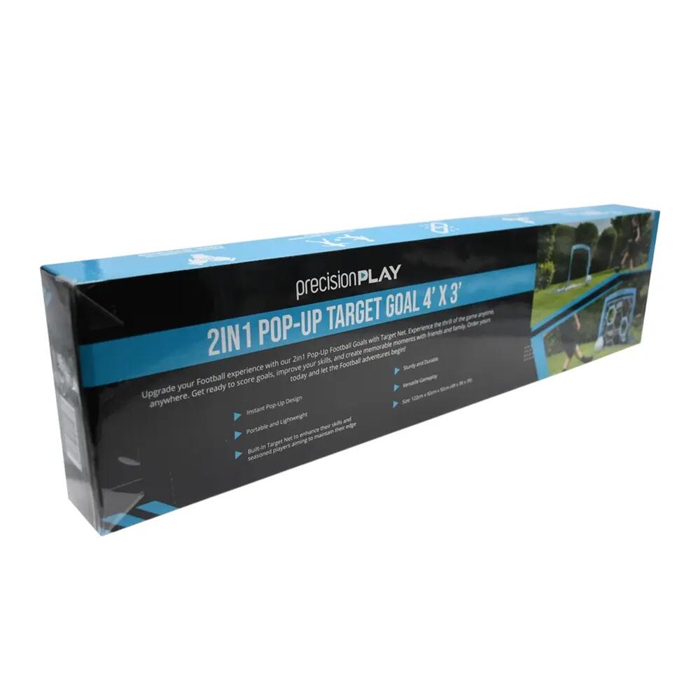 2 In 1 Porta Da Calcio PopUp PrecisionPLAY Blu 2/2